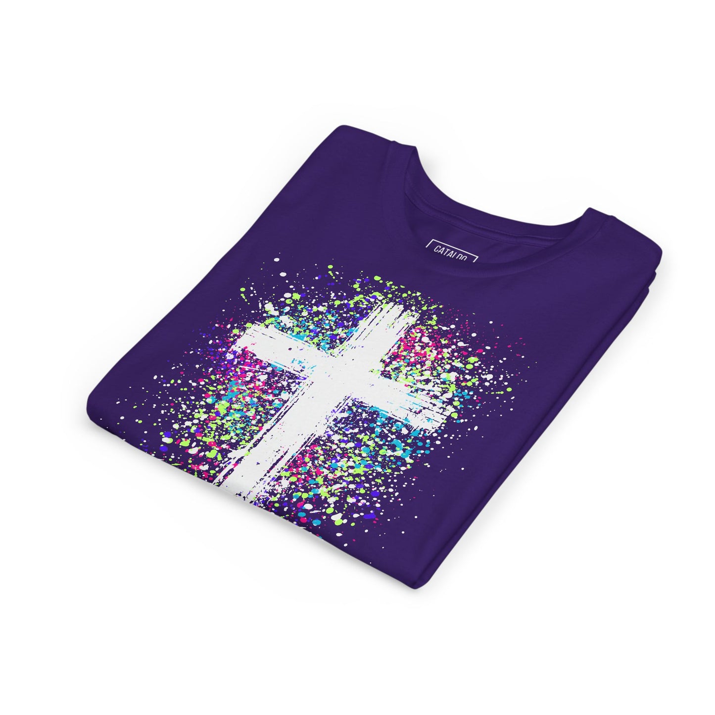 Kids Vibrant Cross Youth Short Sleeve Tee