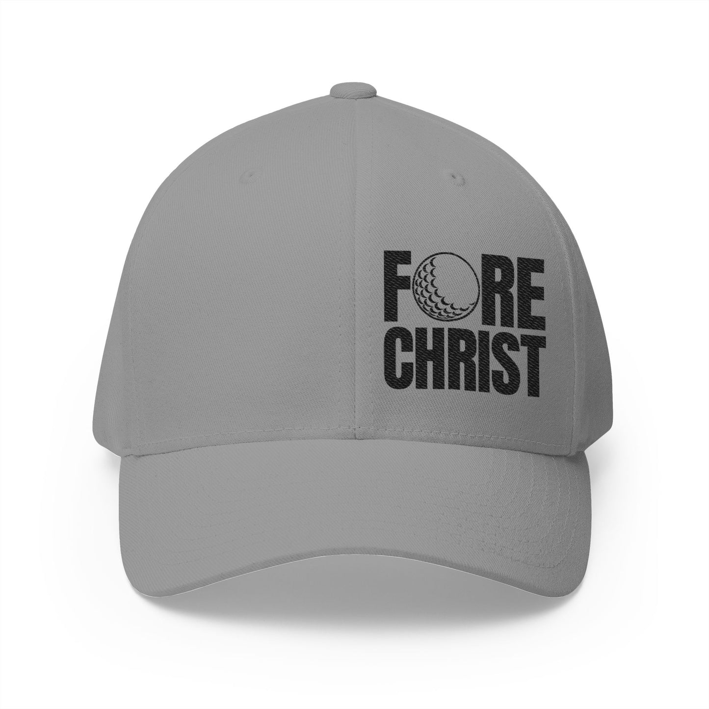 Fore Christ Golf Hat - Fitted Golf Hat For Christians