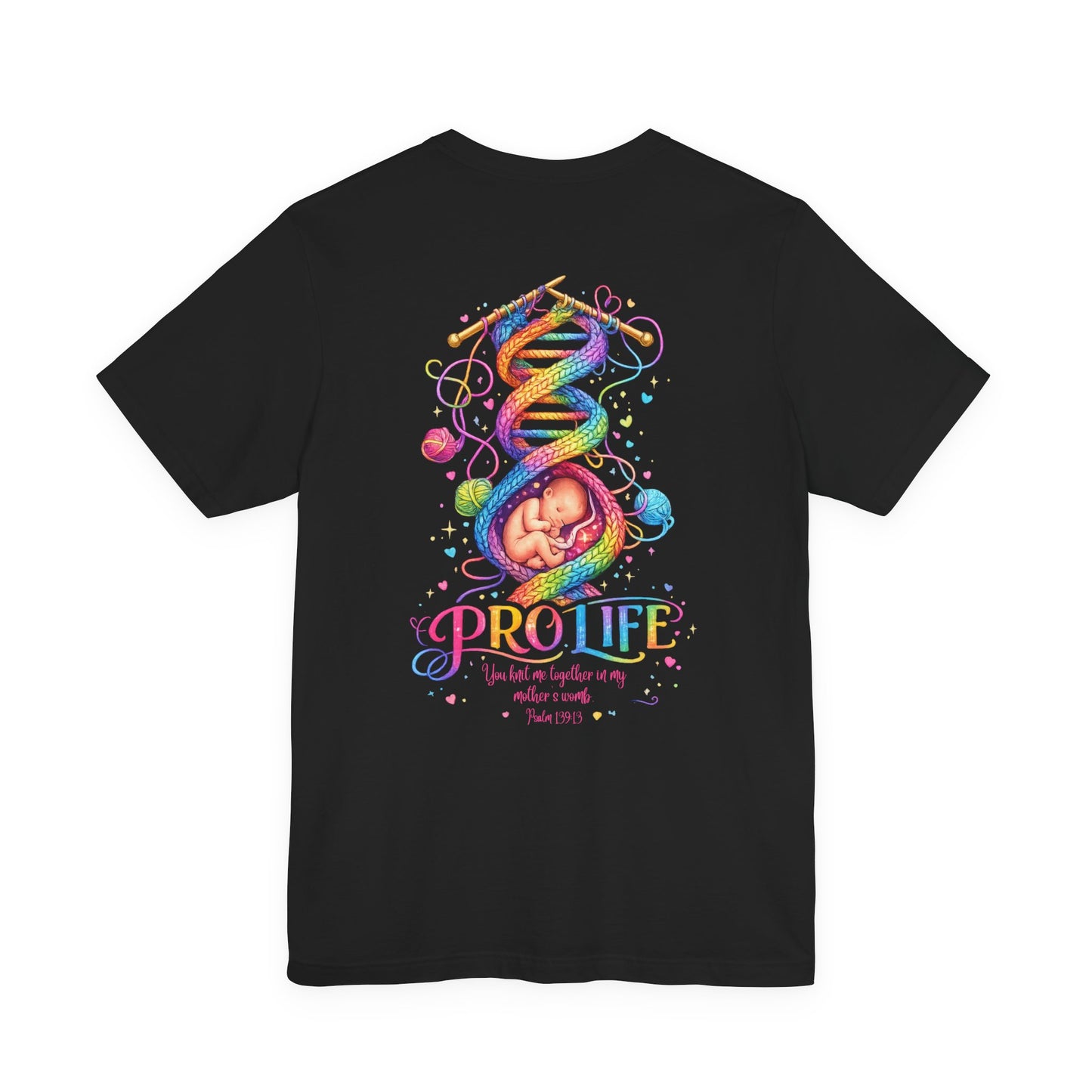 Pro-Life Christian T-Shirt - Psalm 139 Baby in the Womb Faith Tee