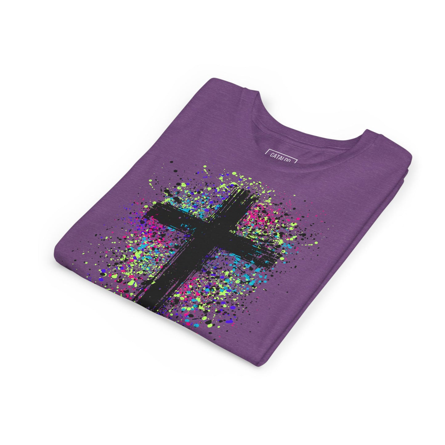 Kids Vibrant Cross Youth Short Sleeve Tee