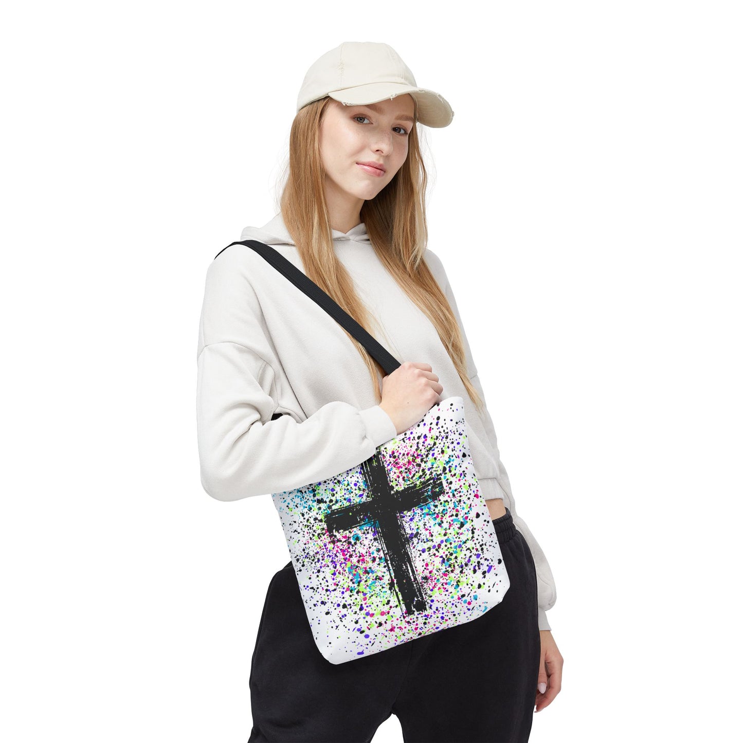 Vibrant Cross Tote Bag