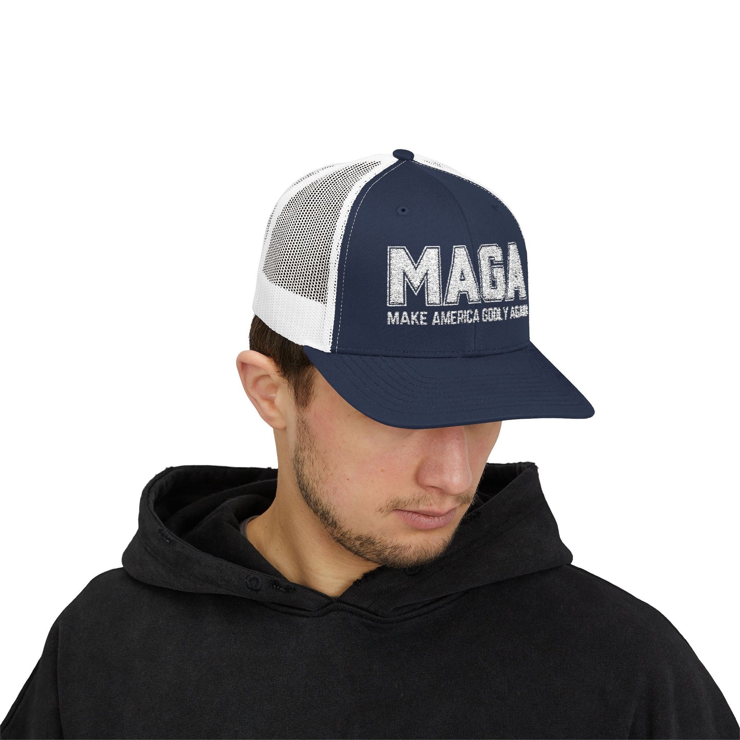 Make America GODLY Again Snapback Trucker Cap