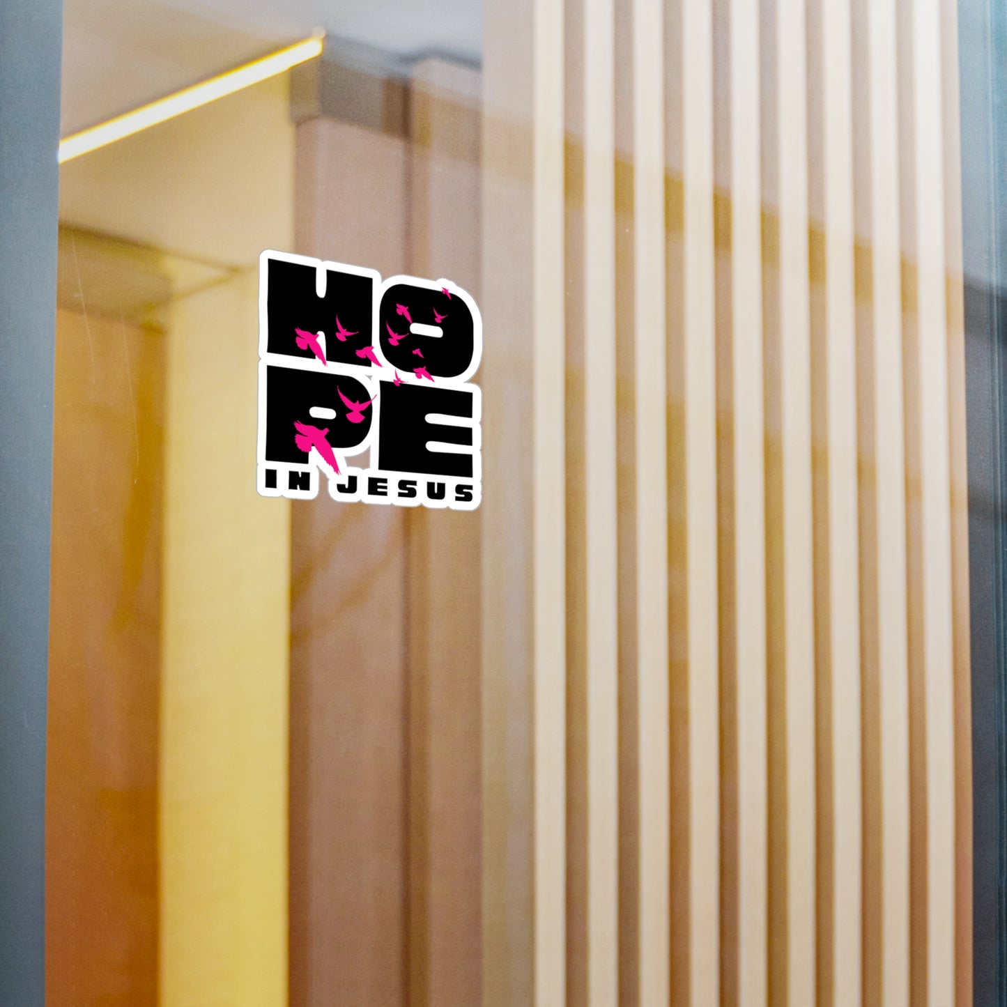 Hope In Jesus Sticker Decal, Christian Laptop Sticker, Scripture Stickers, Gift for Faith Lovers