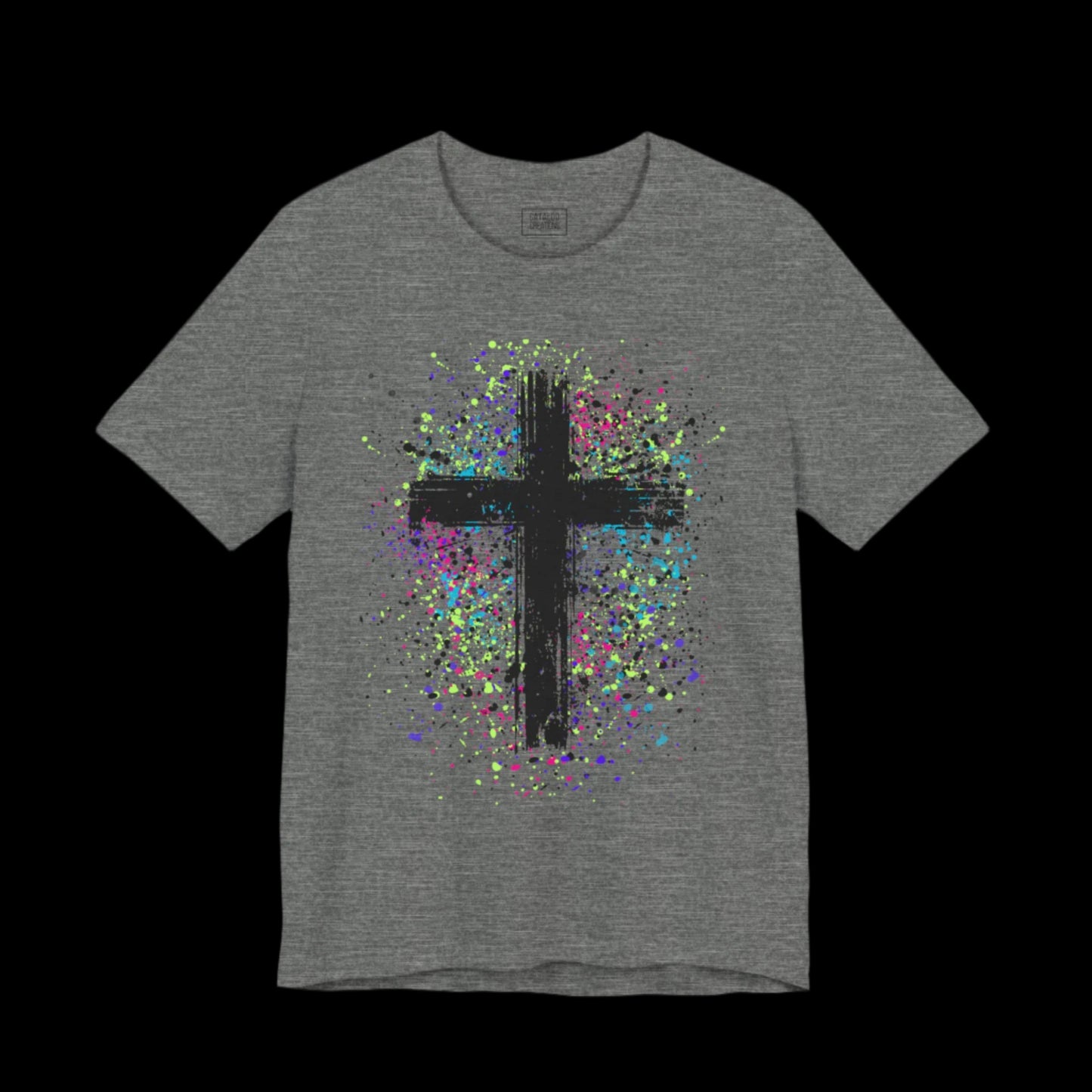 Vibrant Cross Adult Short Sleeve Tee