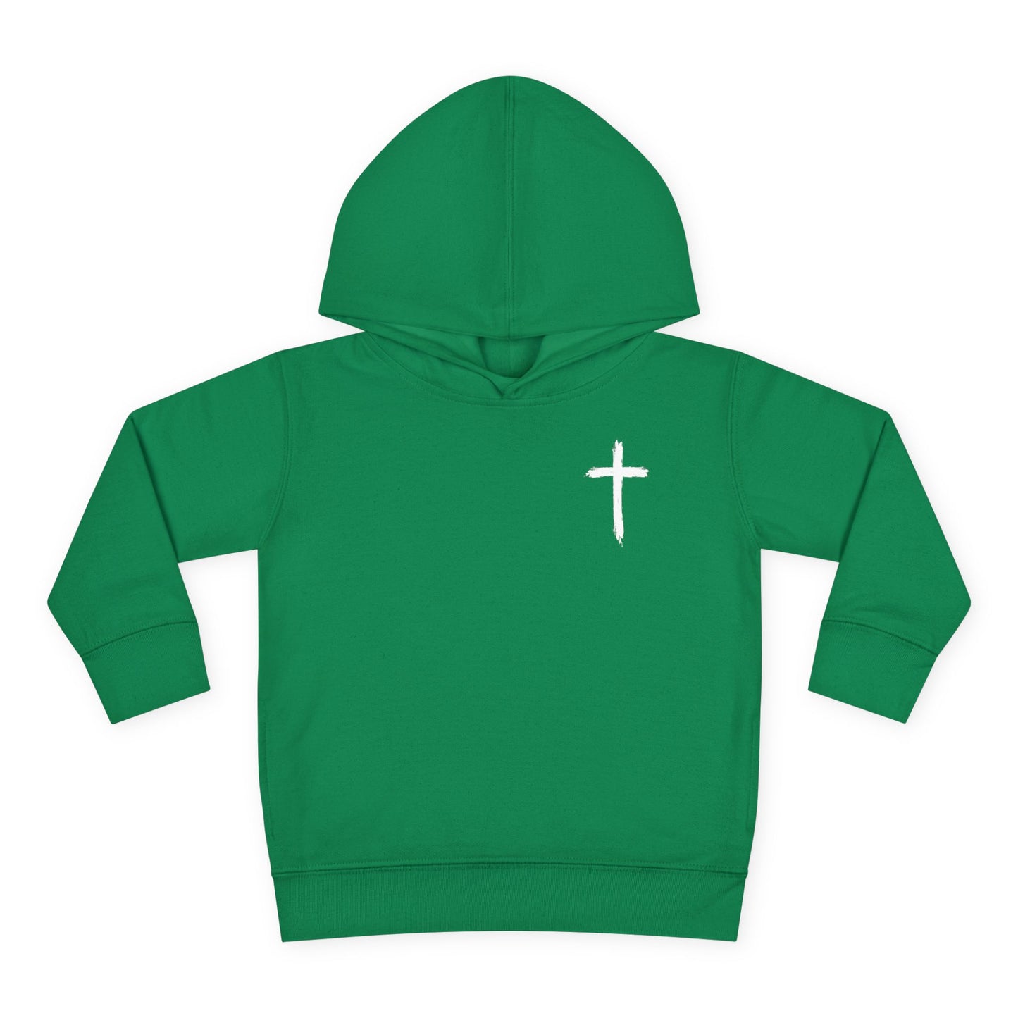 Toddler Christian Fleece Hoodie - Jesus Fisherman Design, Cute Kids Sweatshirt, Religious Baby Gift, Faith Hoodie