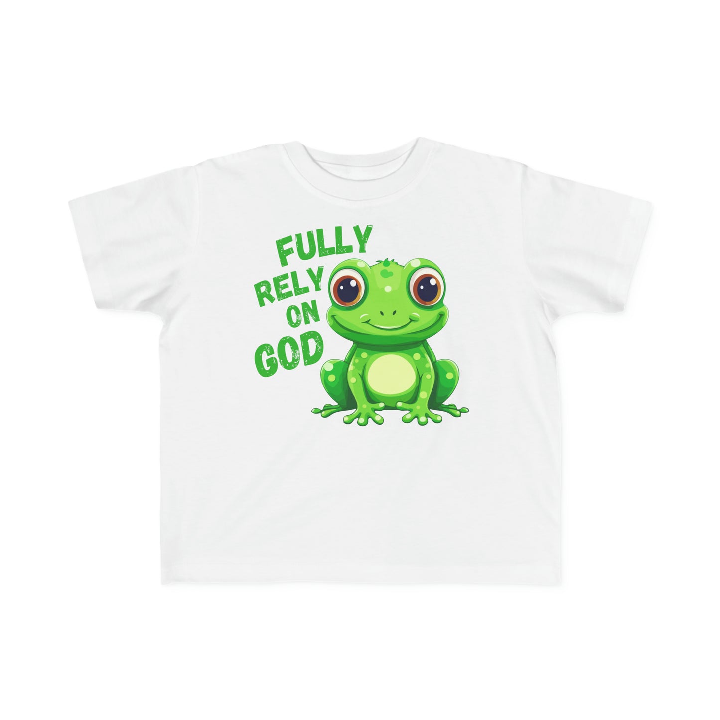 Christian Toddler Short Sleeve T-Shirt. FROG Toddler Boy Tee