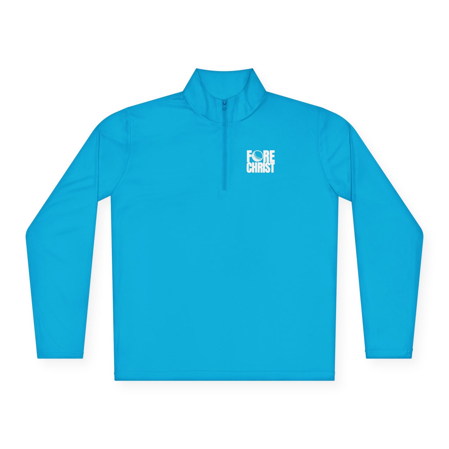 'Fore Christ' Faith-Inspired Unisex Quarter-Zip Pullover - Christian Activewear, Golf And Athletic Apparel