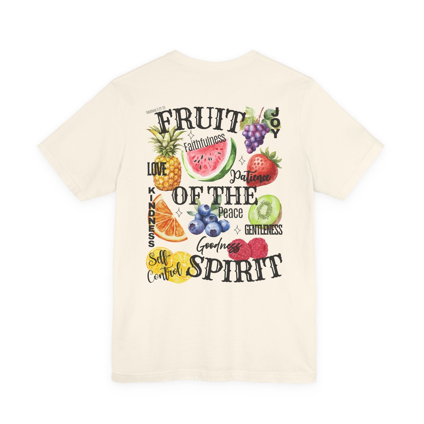 Fruit of the Spirit Christian T-Shirt | Galatians 5:22–23 Bible Verse Tee