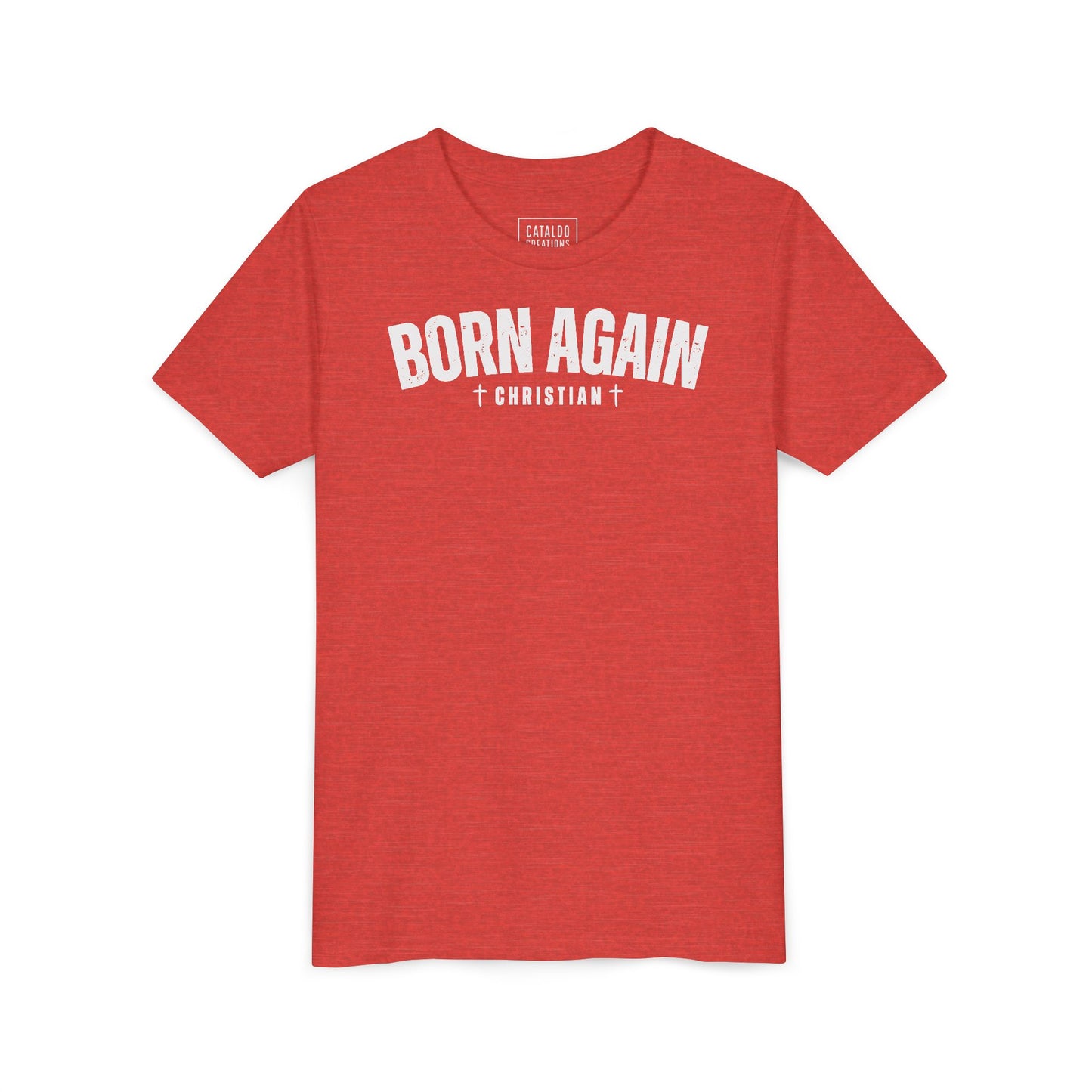 Born Again Christian Youth Tee | Faith-Based Shirt for Kids | Inspirational Apparel