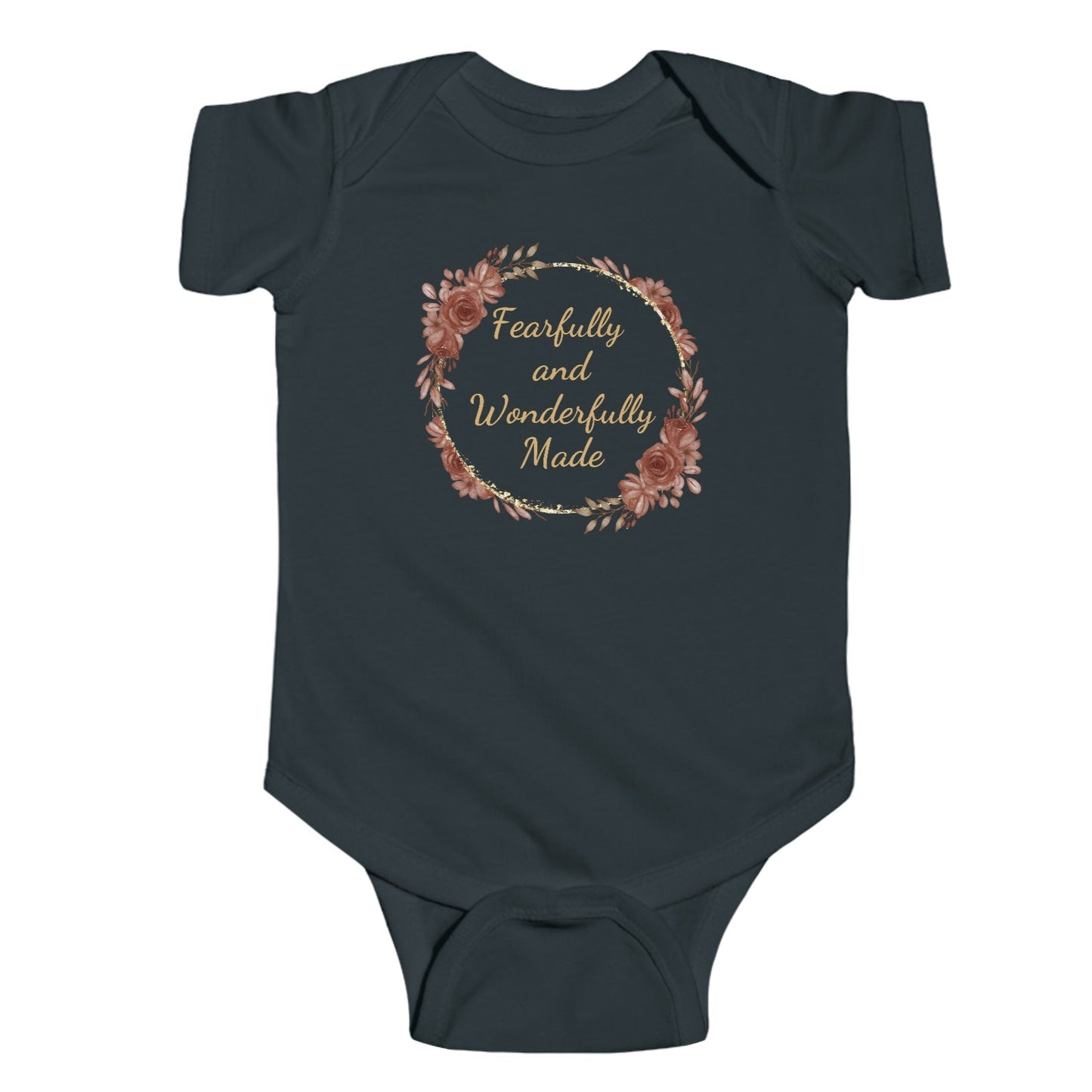 Christian Baby Onesie. Fearfully And Wonderfully Made Infant Bodysuit