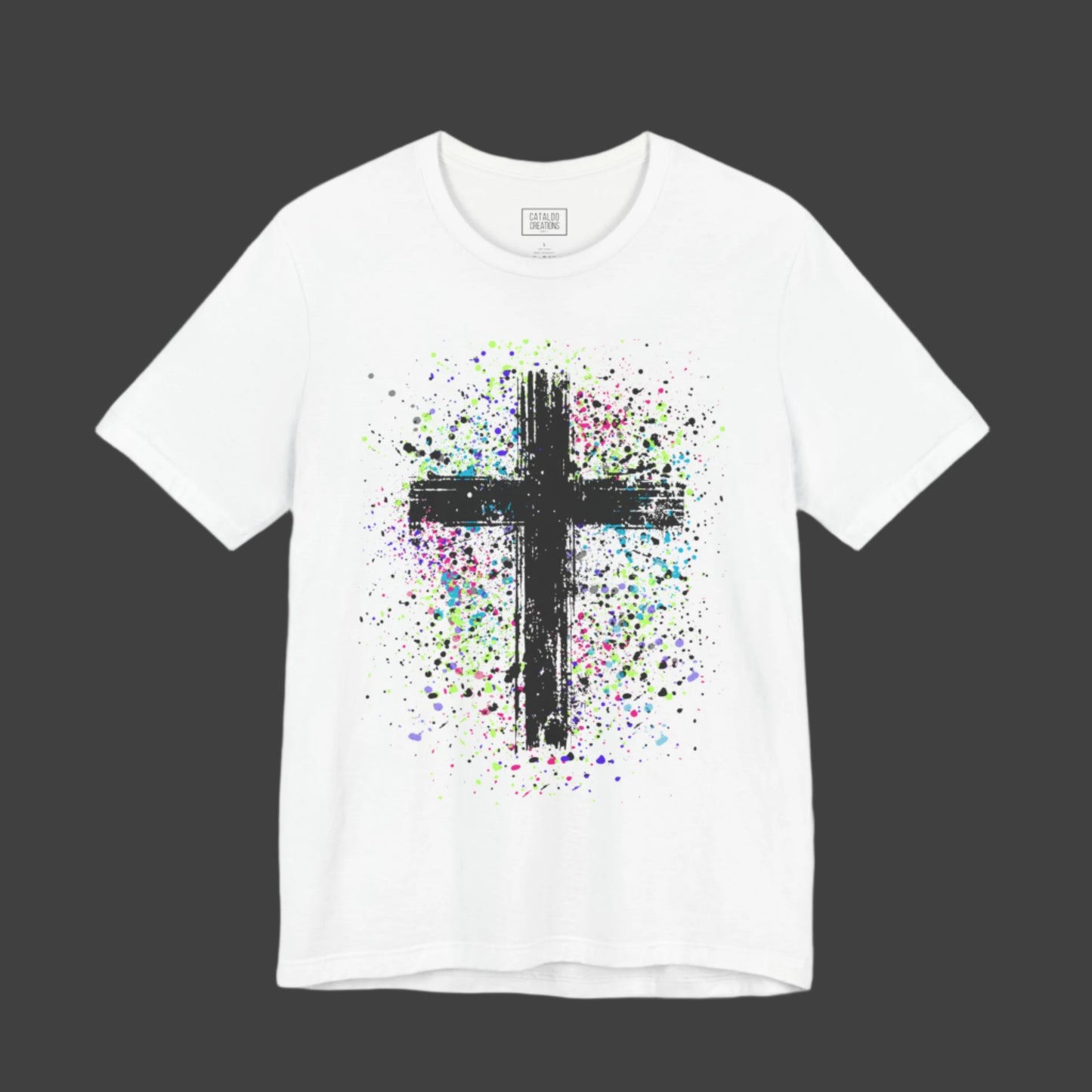 Vibrant Cross Adult Short Sleeve Tee