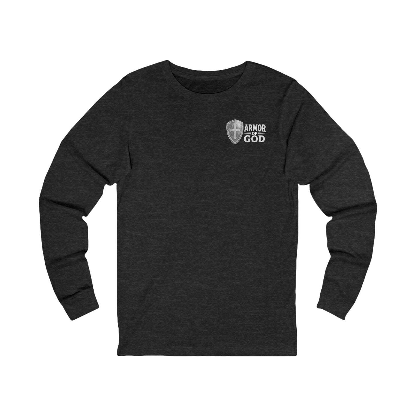 Full Armor of God Long Sleeve Tee — Christian Faith Scripture Shirt (Ephesians 6:13)