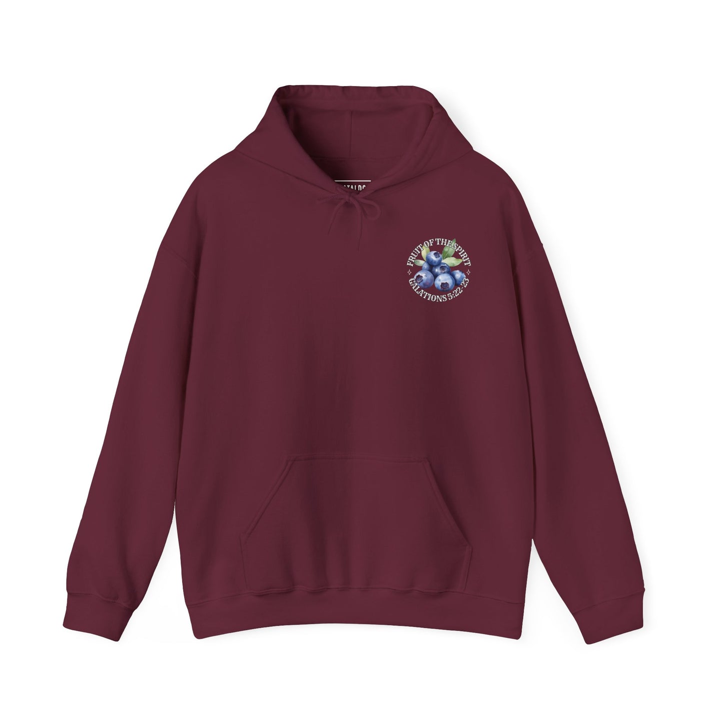 Fruit of the Spirit Christian Hoodie, Galatians 5:22-23 Heavy Blend Hooded Sweatshirt
