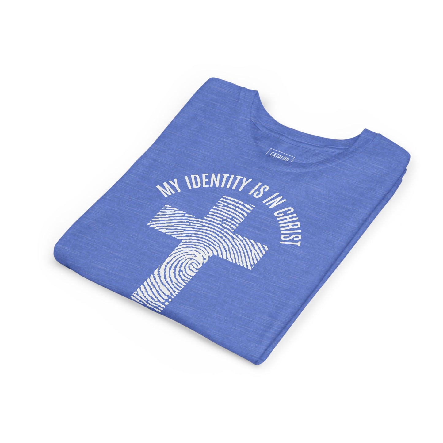 My Identity Is In Christ Faith-Inspired Youth Tee, Spiritual T-Shirt, Christian Youth Apparel, Bible Verse Tee