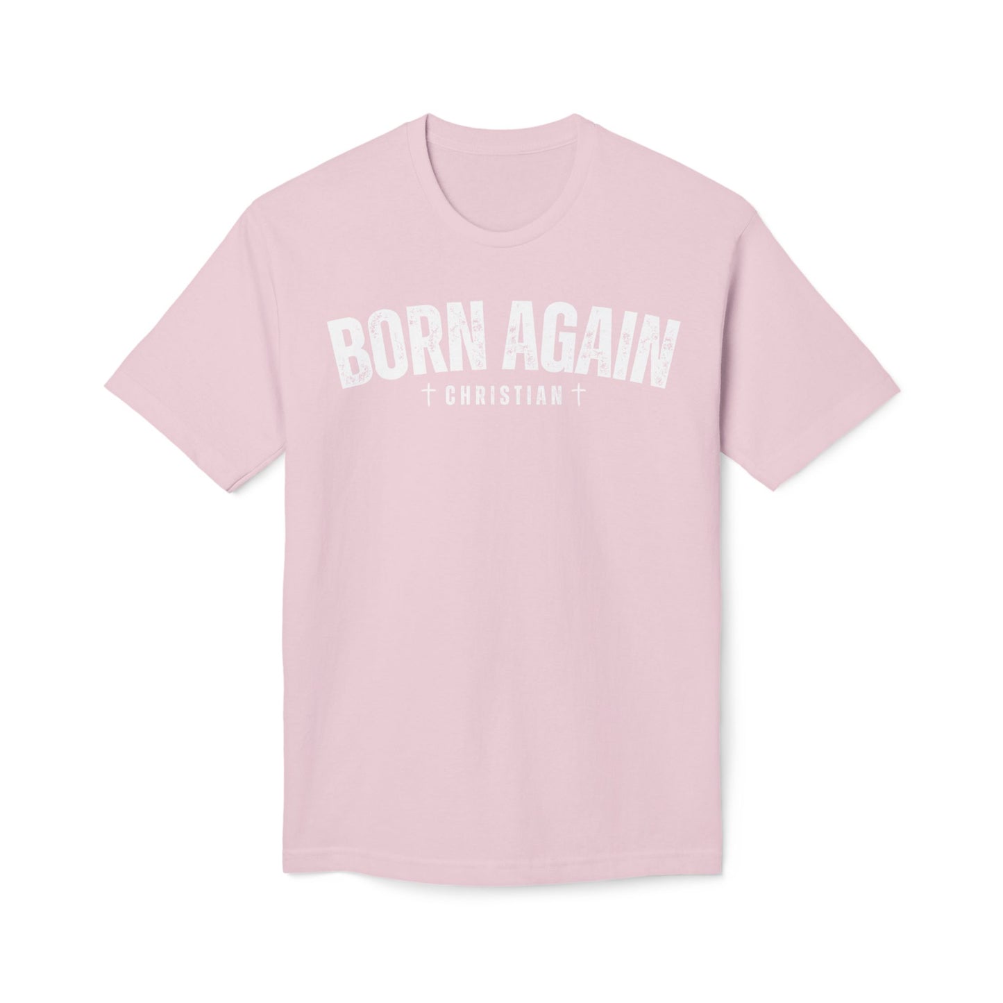 Made In The USA Born Again Christian Apparel, Born Again Cross Tee, Faith-Based Gift, Casual Wear, Spiritual Clothing