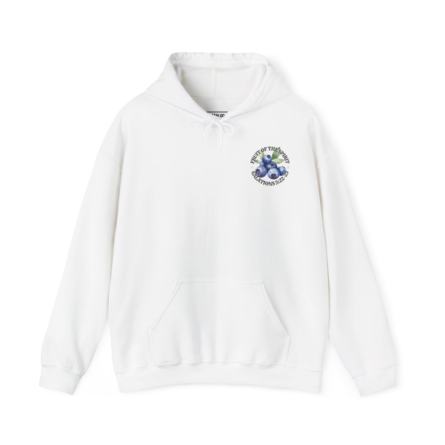 Fruit of the Spirit Christian Hoodie, Galatians 5:22-23 Heavy Blend Hooded Sweatshirt