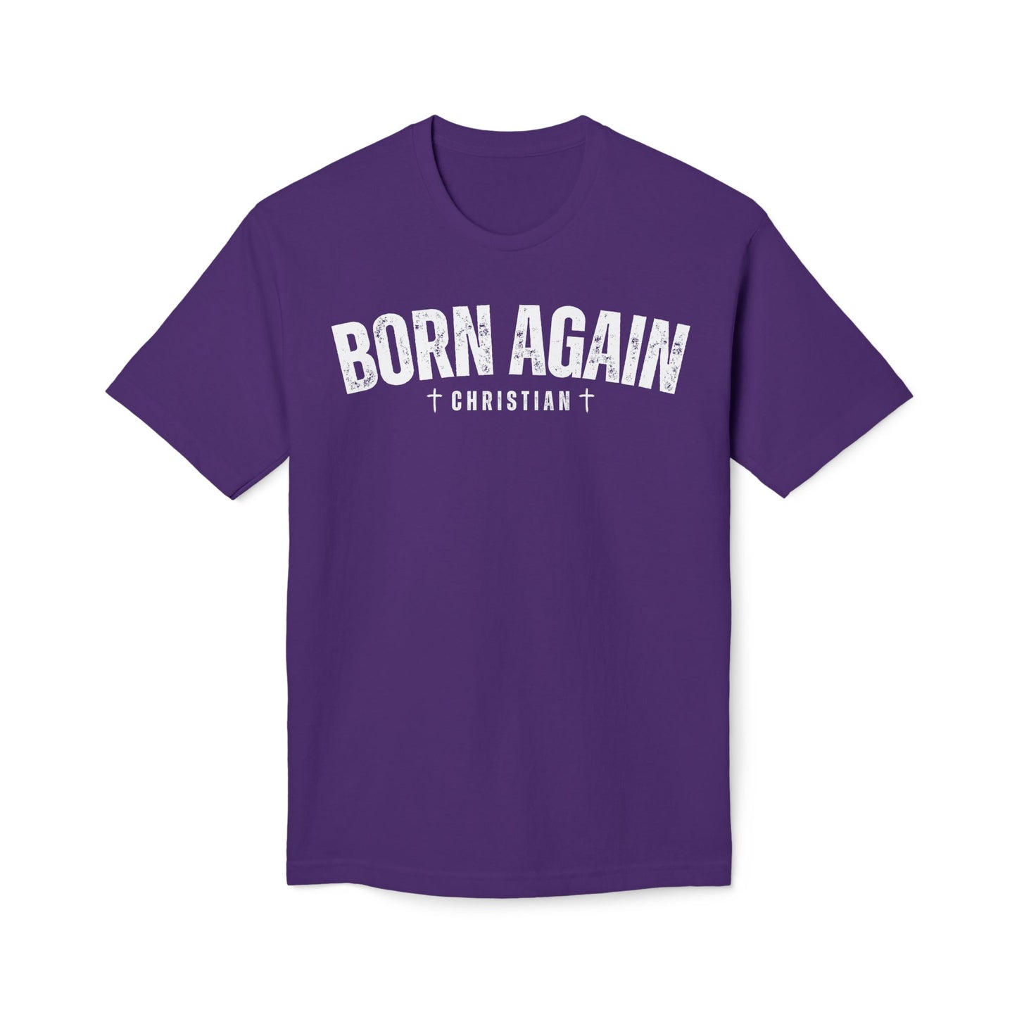 Made In The USA Born Again Christian Apparel, Born Again Cross Tee, Faith-Based Gift, Casual Wear, Spiritual Clothing