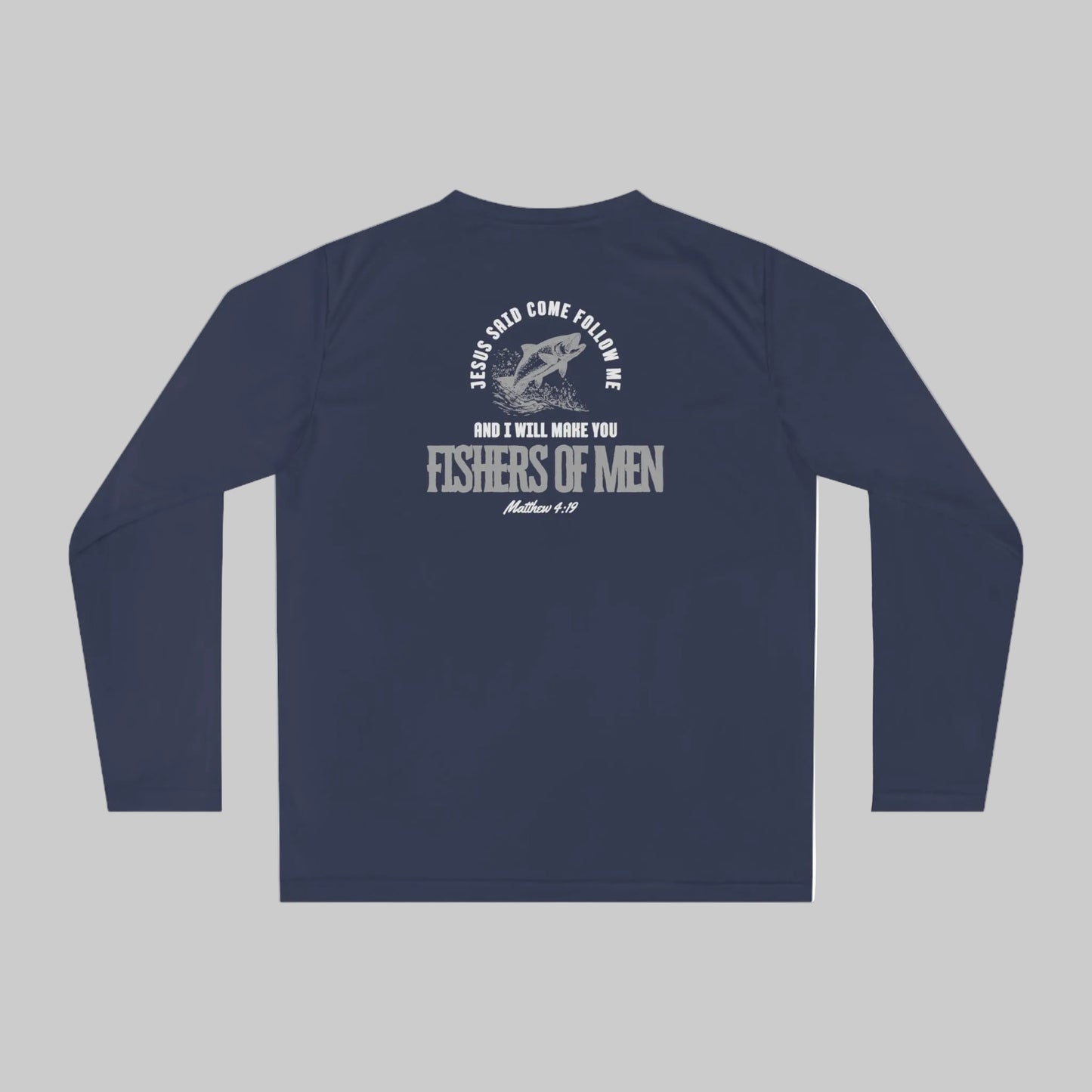 Fishers Of Men UV Protection Long Sleeve Shirt, Scripture Shirt For The Outdoors