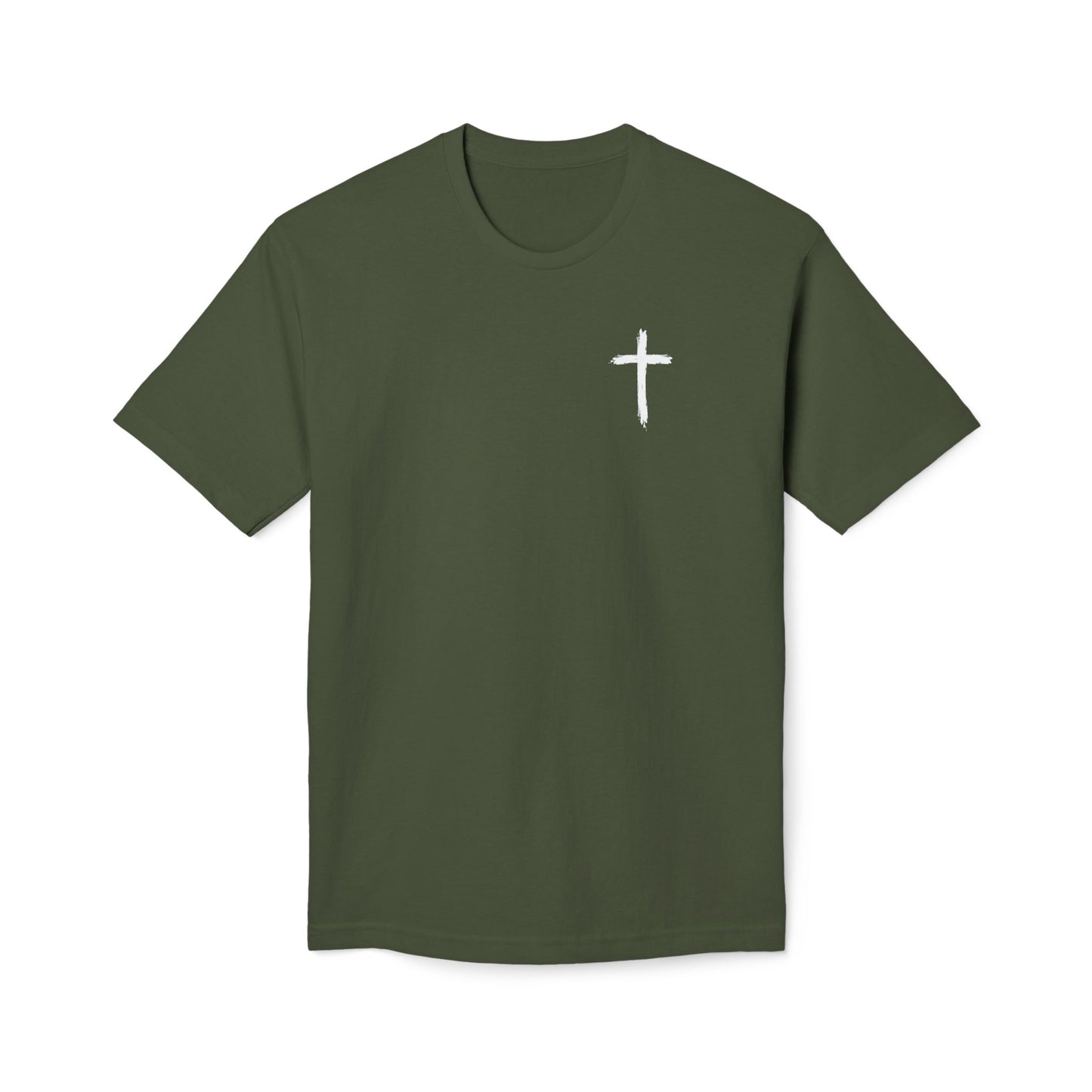 Made In The USA - Bold As A Lion Christian T-Shirt, Inspirational Tee, Faith Apparel, Proverbs 28:1