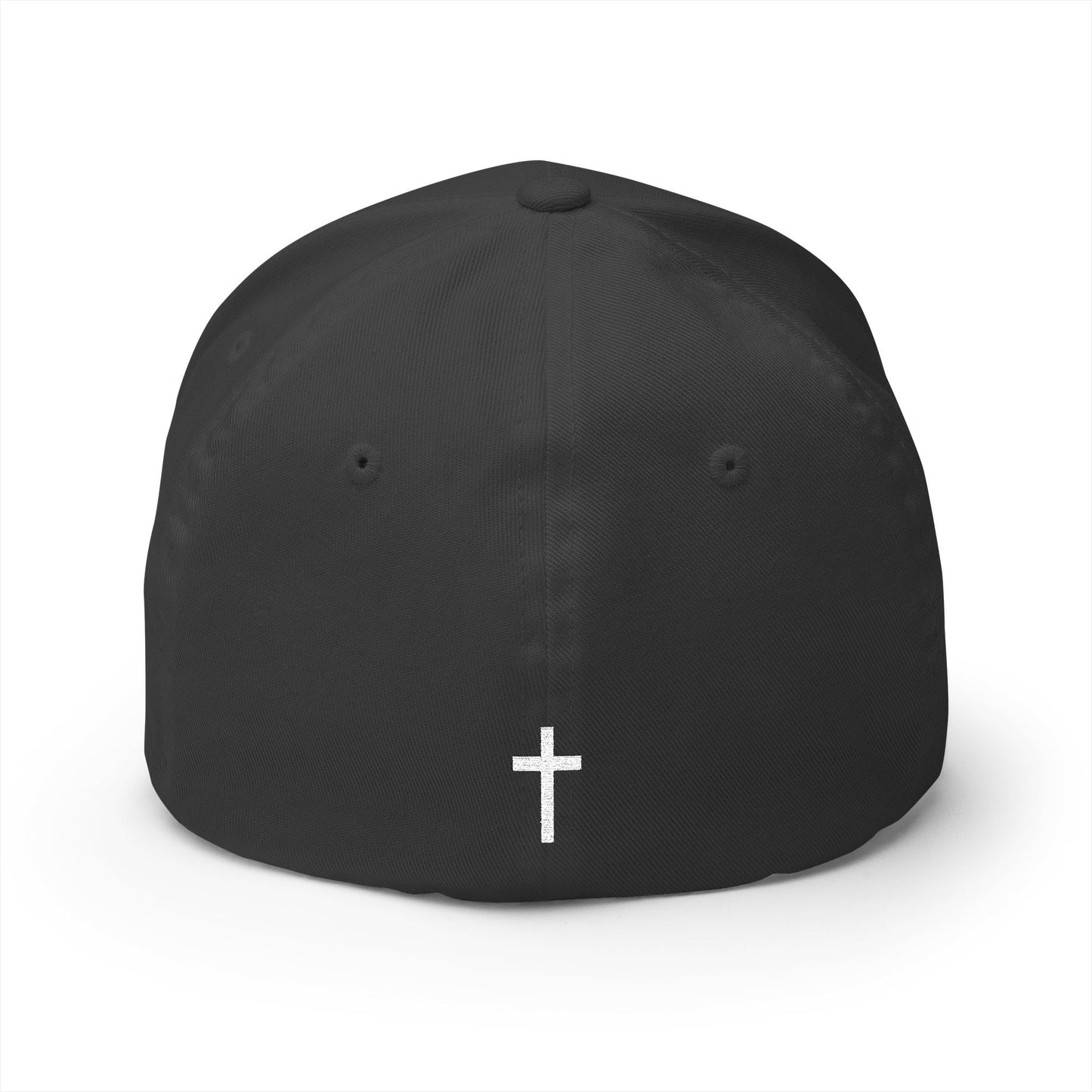Fore Christ Embroidered Golf Hat - Fitted Hat for Christian Golfers