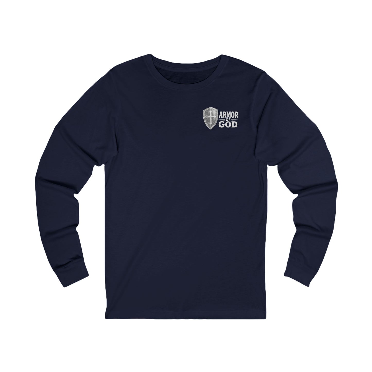 Full Armor of God Long Sleeve Tee — Christian Faith Scripture Shirt (Ephesians 6:13)