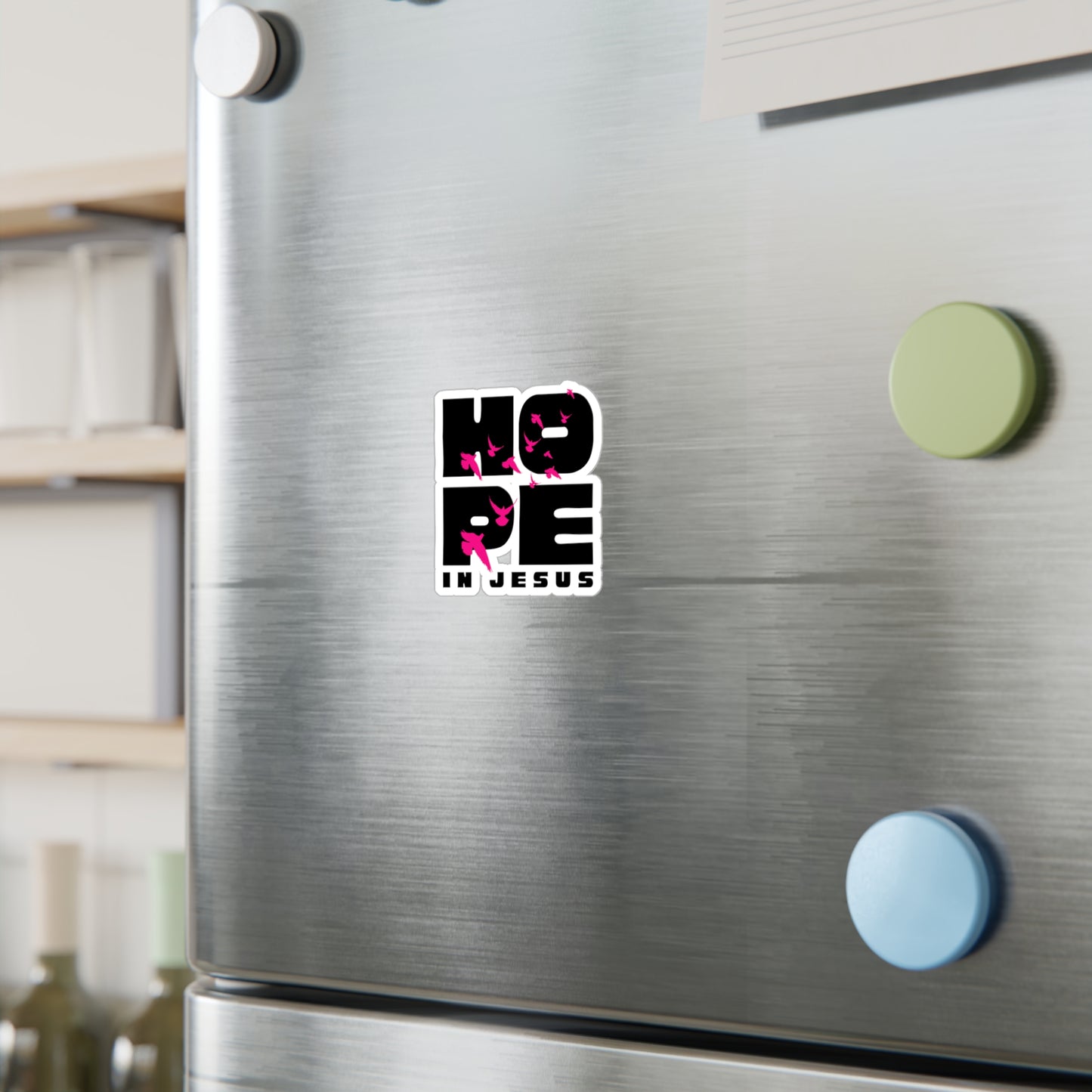 Hope In Jesus Sticker Decal, Christian Laptop Sticker, Scripture Stickers, Gift for Faith Lovers