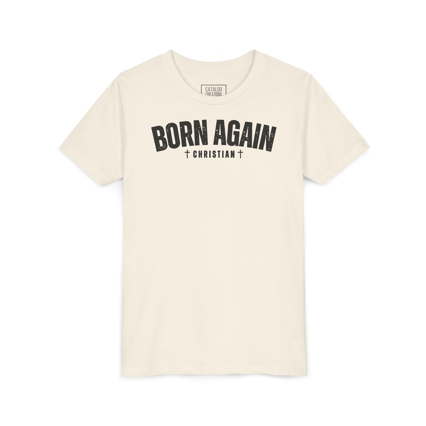 Born Again Christian Youth Tee | Faith-Based Shirt for Kids | Inspirational Apparel