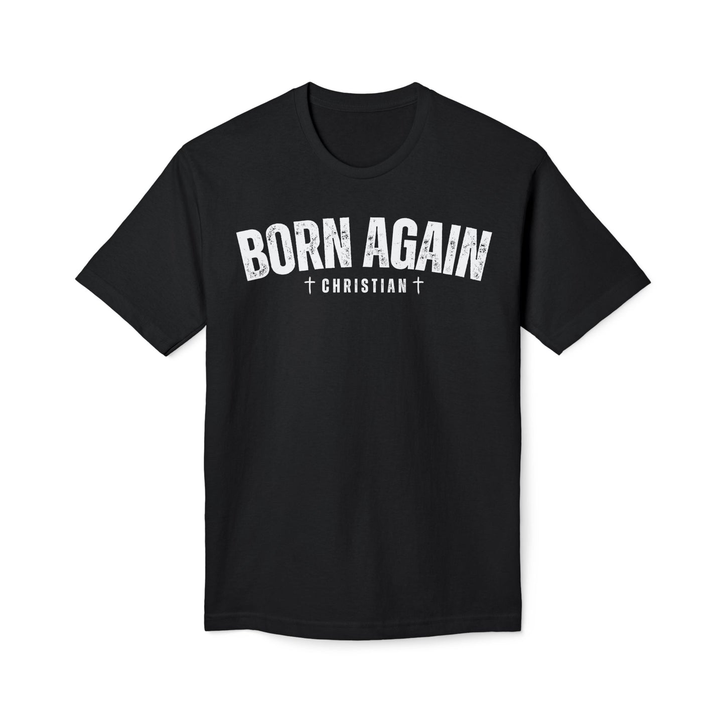 Made In The USA Born Again Christian Apparel, Born Again Cross Tee, Faith-Based Gift, Casual Wear, Spiritual Clothing