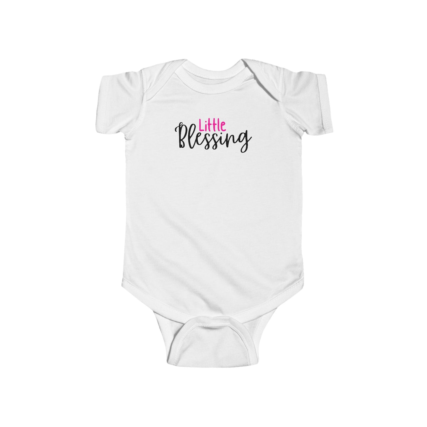 Little Blessing Baby Girl Bodysuit | Christian Infant Onesie | Faith-Based Baby Girl Outfit | Baby Shower Gift