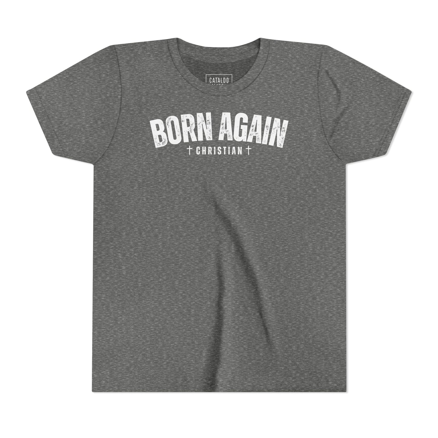 Born Again Christian Youth Tee | Faith-Based Shirt for Kids | Inspirational Apparel