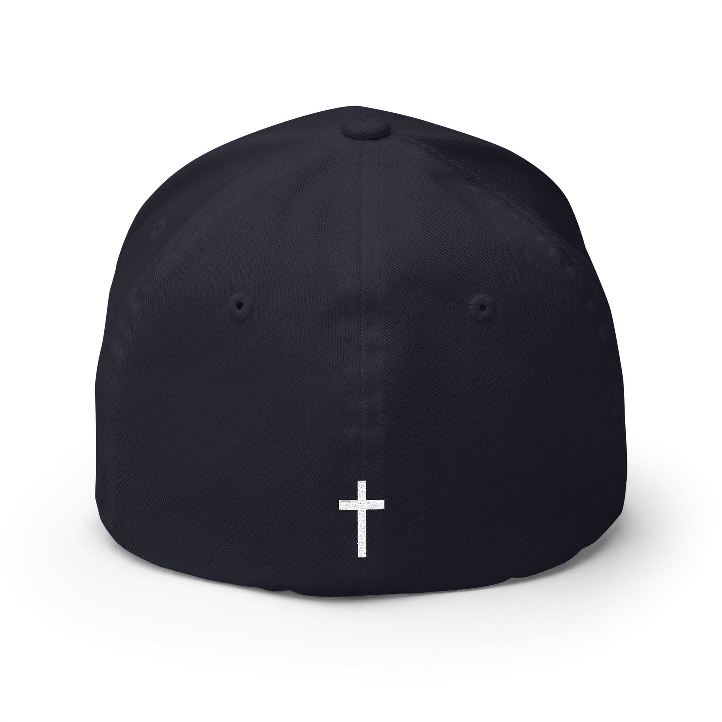 Fore Christ Embroidered Golf Hat - Faith-Inspired Closed-Back Hat For Golfers
