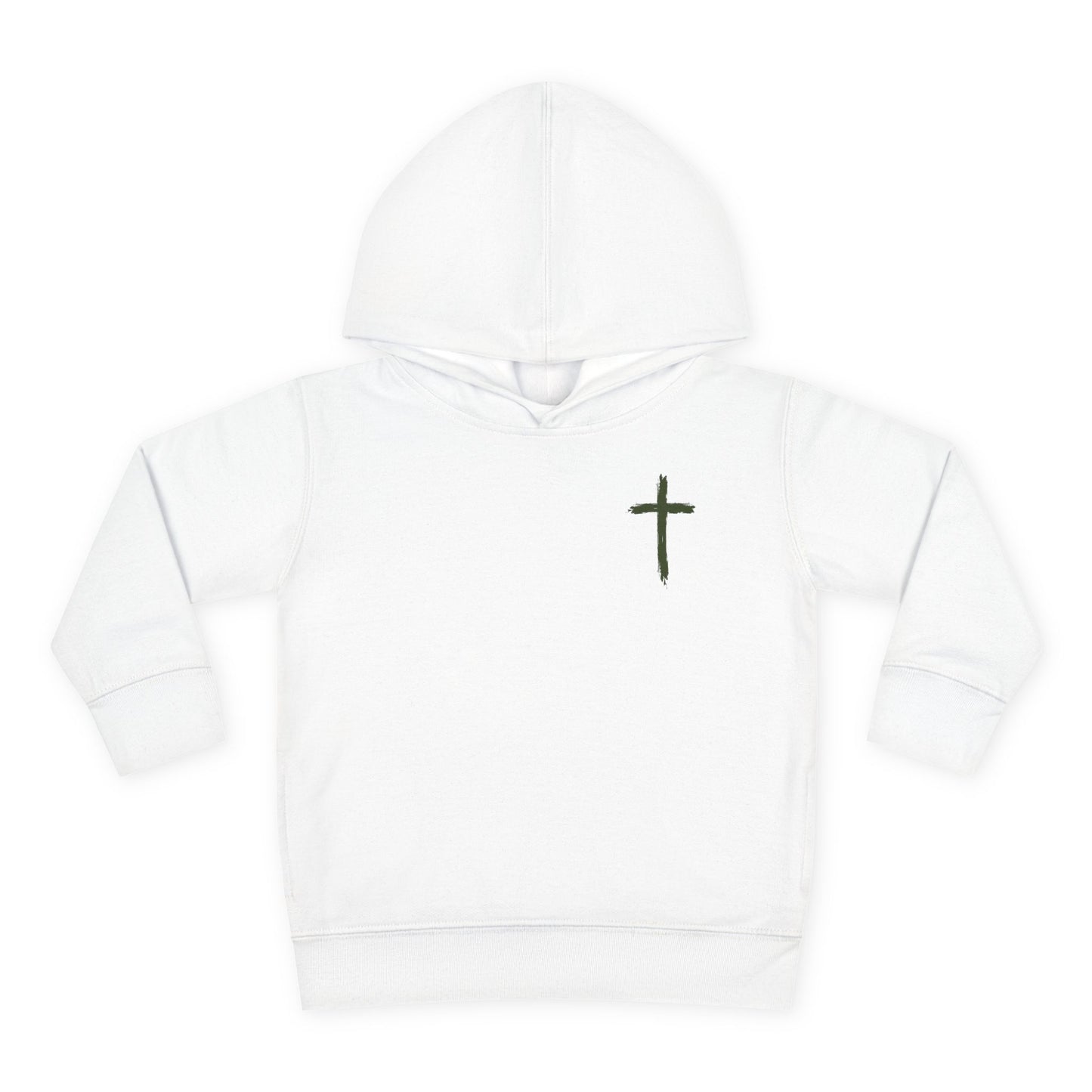 Toddler Christian Fleece Hoodie - Jesus Fisherman Design, Cute Kids Sweatshirt, Religious Baby Gift, Faith Hoodie