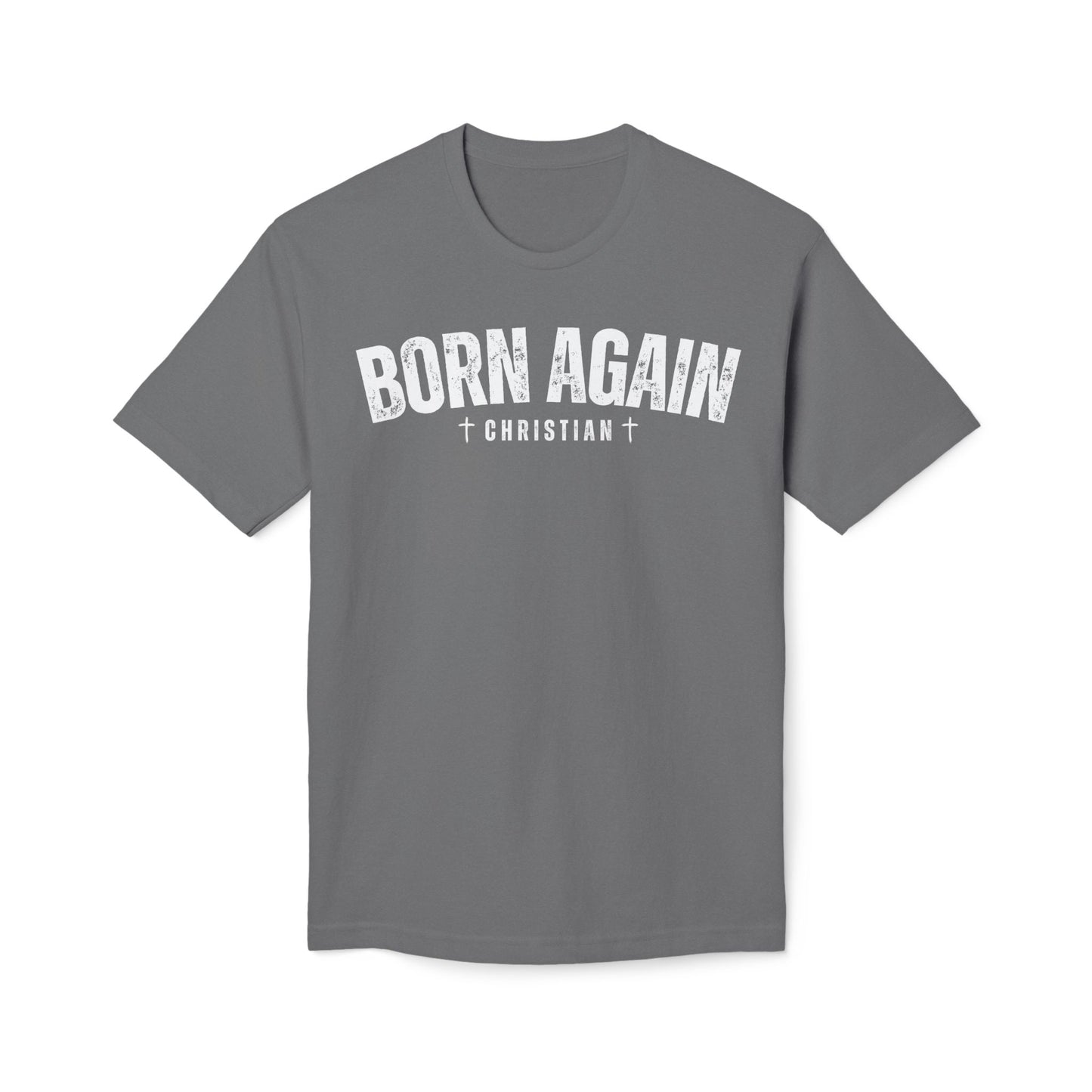 Made In The USA Born Again Christian Apparel, Born Again Cross Tee, Faith-Based Gift, Casual Wear, Spiritual Clothing