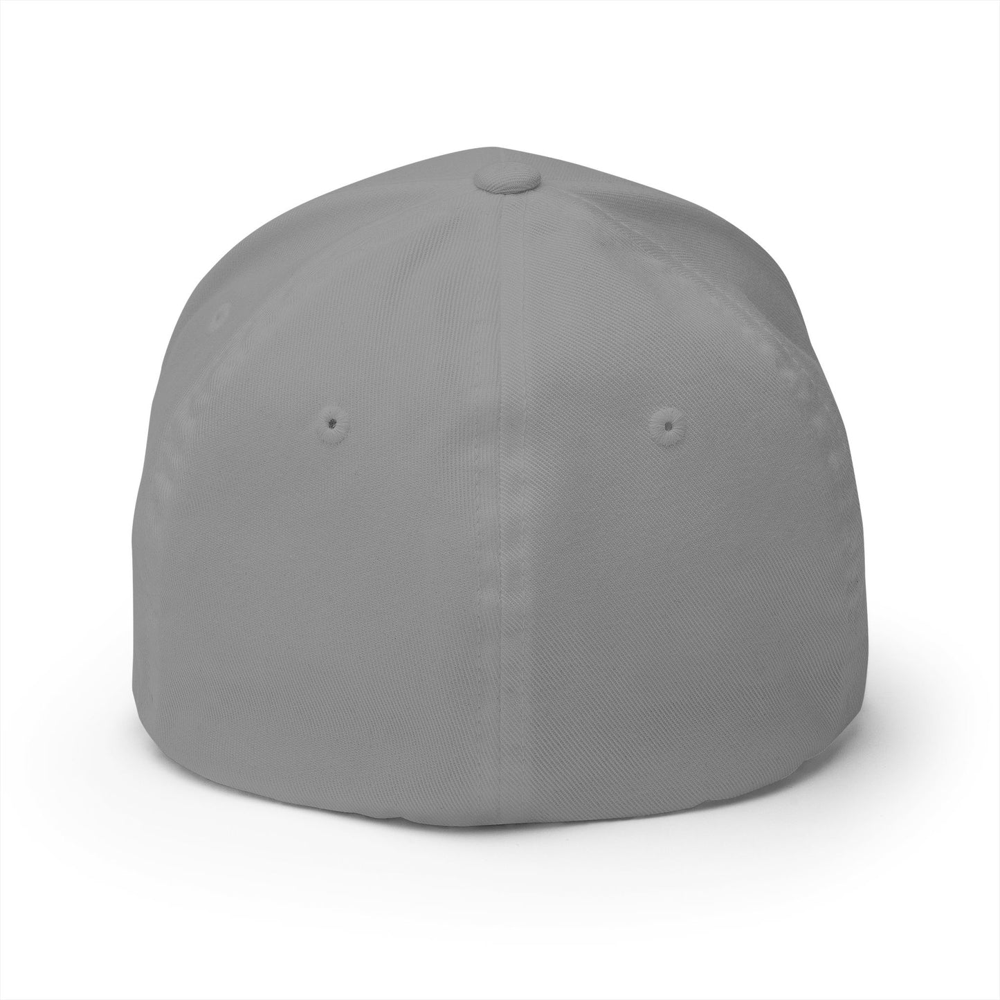Embroidered Psalm 91 Hat - Flex-fit Closed-Back Hat with Cross Design