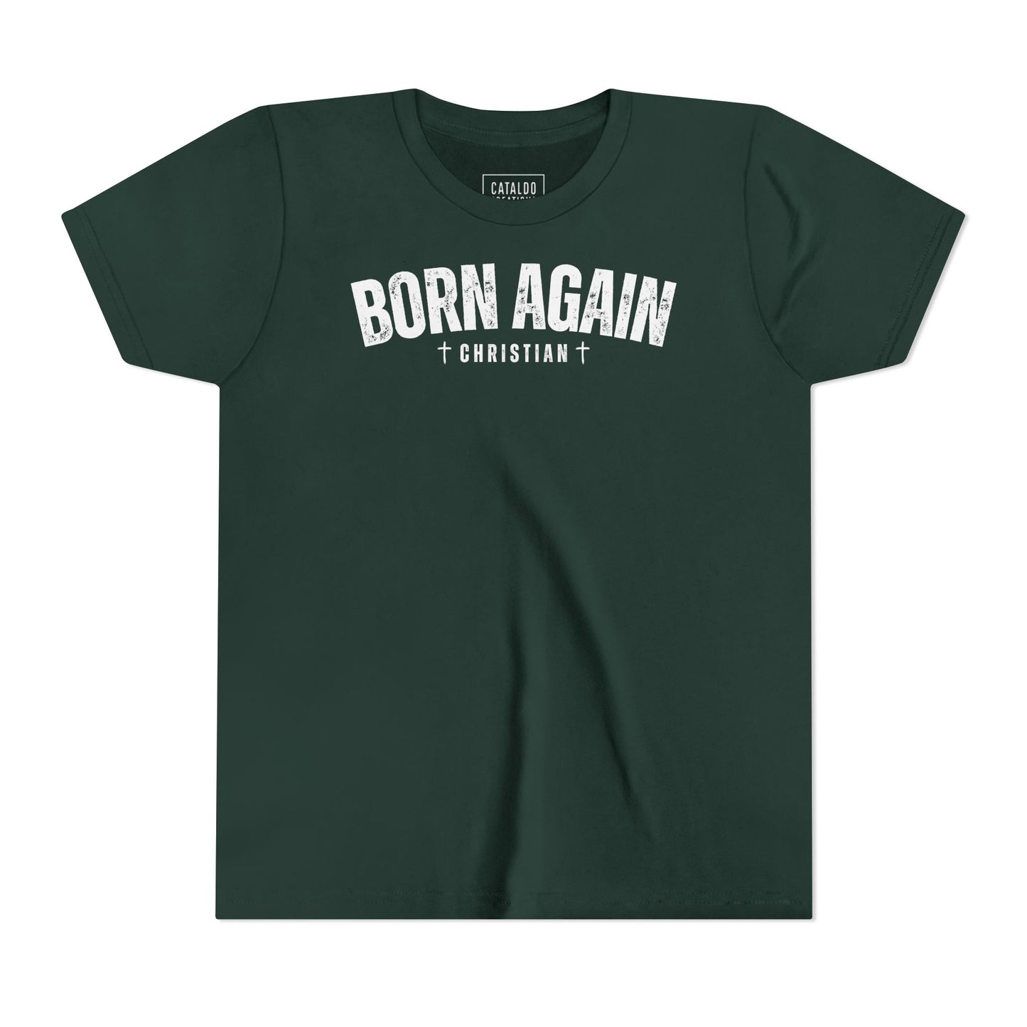 Born Again Christian Youth Tee | Faith-Based Shirt for Kids | Inspirational Apparel
