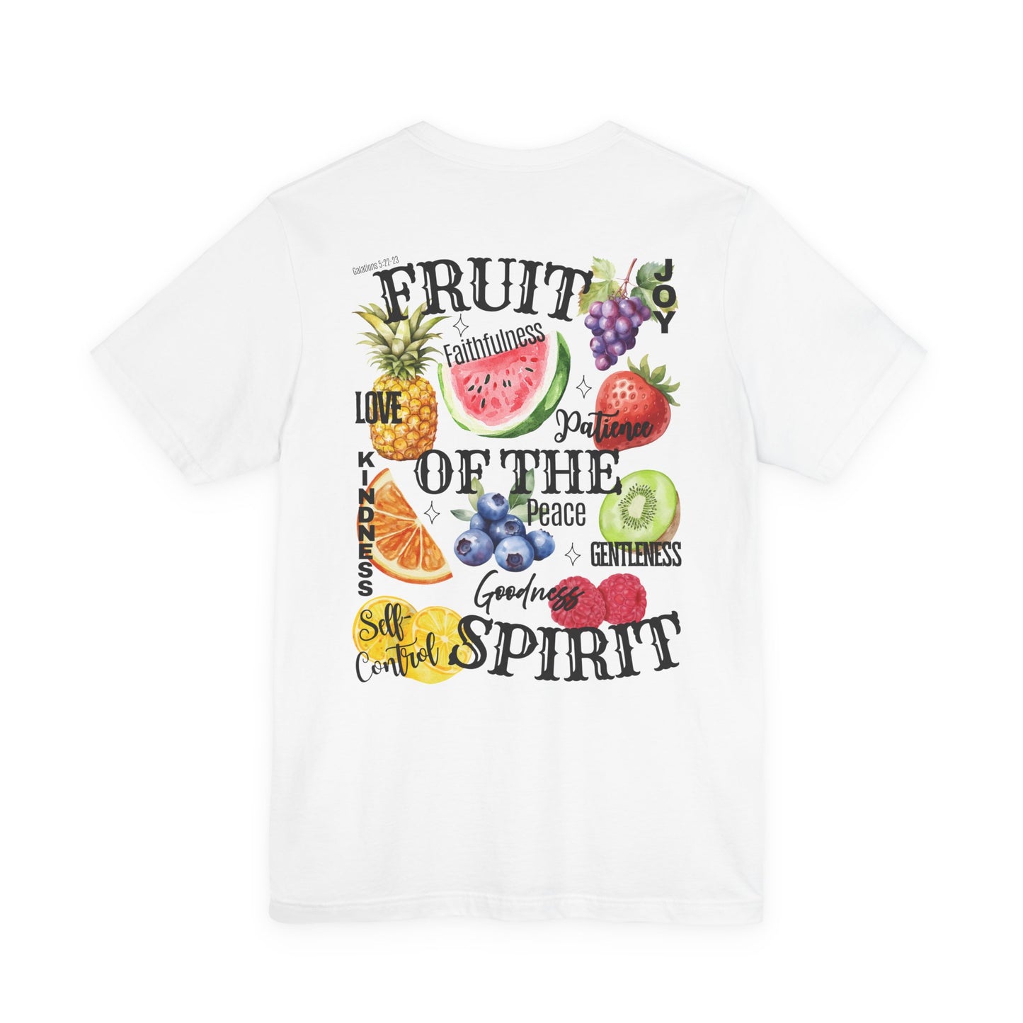 Fruit of the Spirit Christian T-Shirt | Galatians 5:22–23 Bible Verse Tee