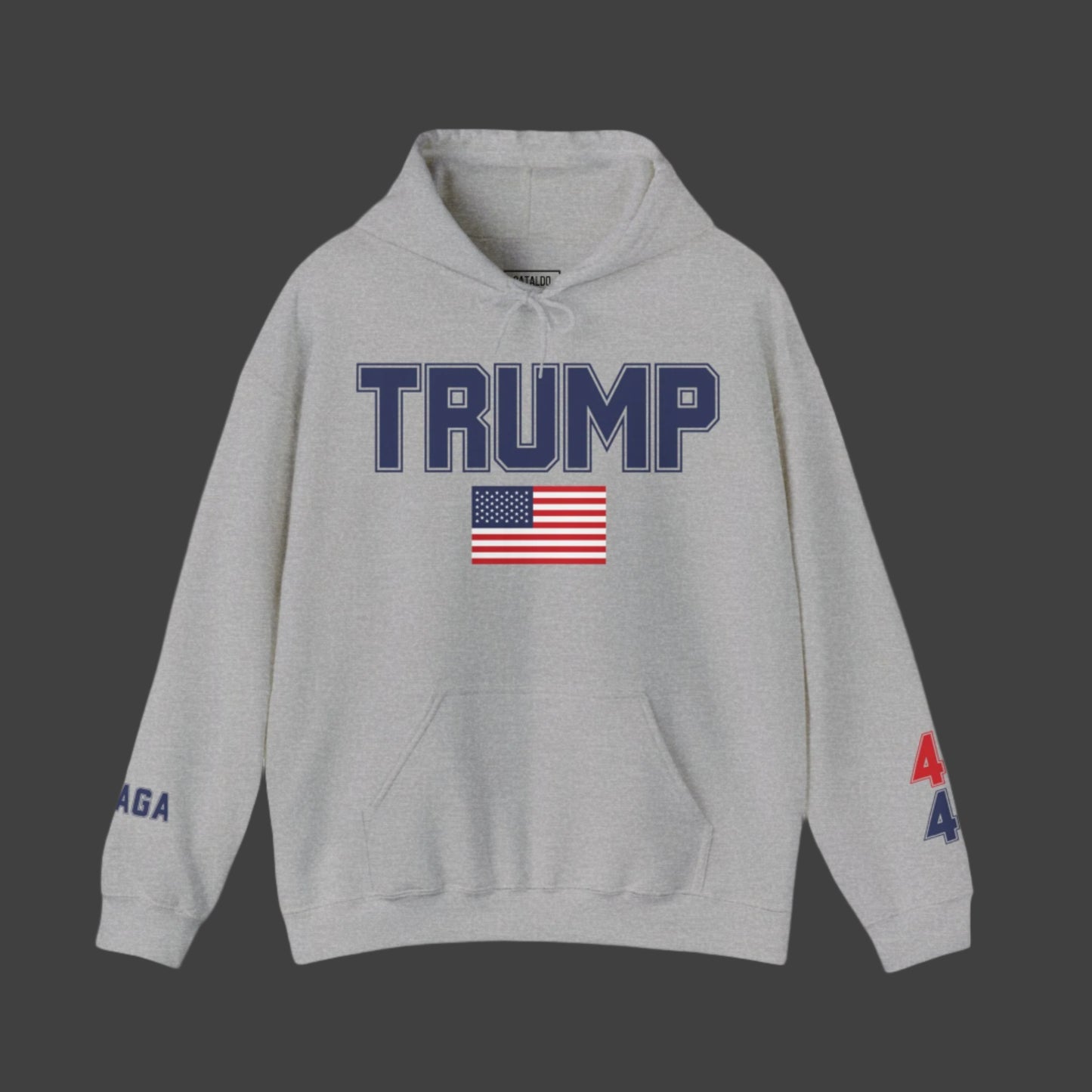 Trump 45-47 Heavyweight Hooded Sweatshirt