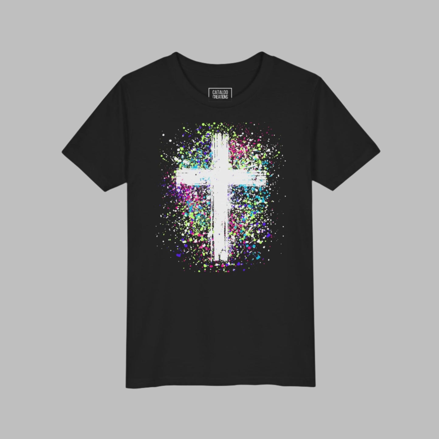 Kids Vibrant Cross Youth Short Sleeve Tee