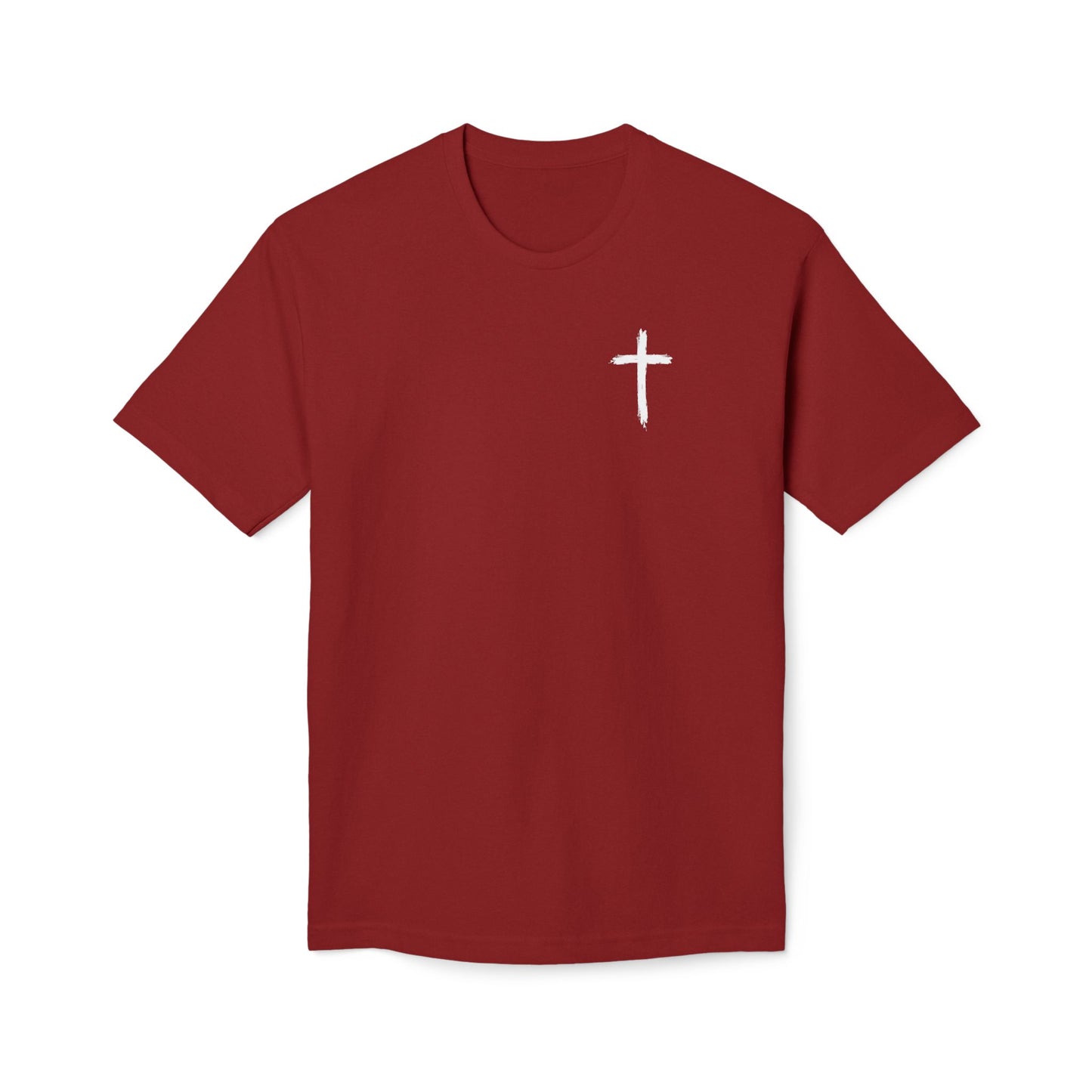 Made In The USA - Bold As A Lion Christian T-Shirt, Inspirational Tee, Faith Apparel, Proverbs 28:1