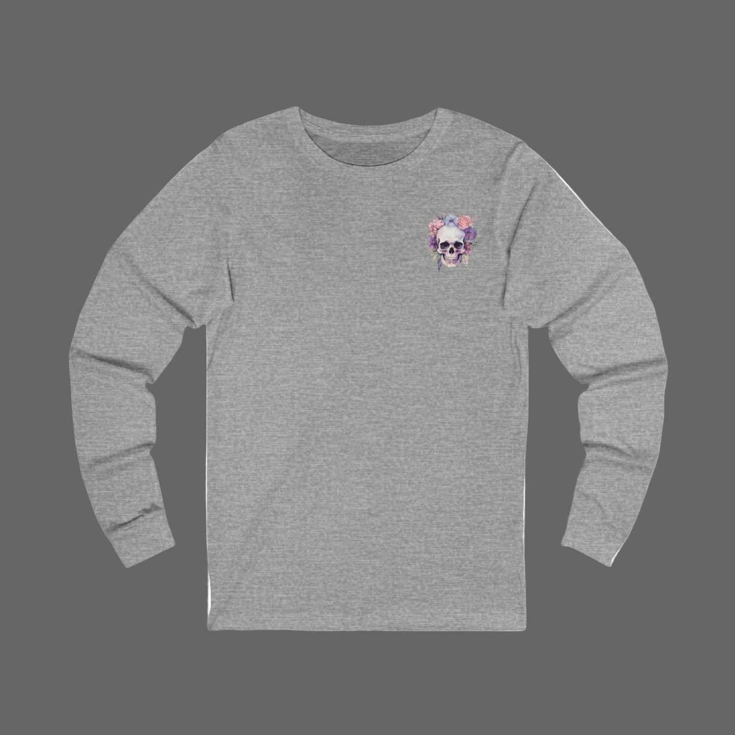 Dry Bones Come Alive Shirt Long Sleeve T-Shirt, Funky Skull And Flowers Christian Long Sleeve Tee