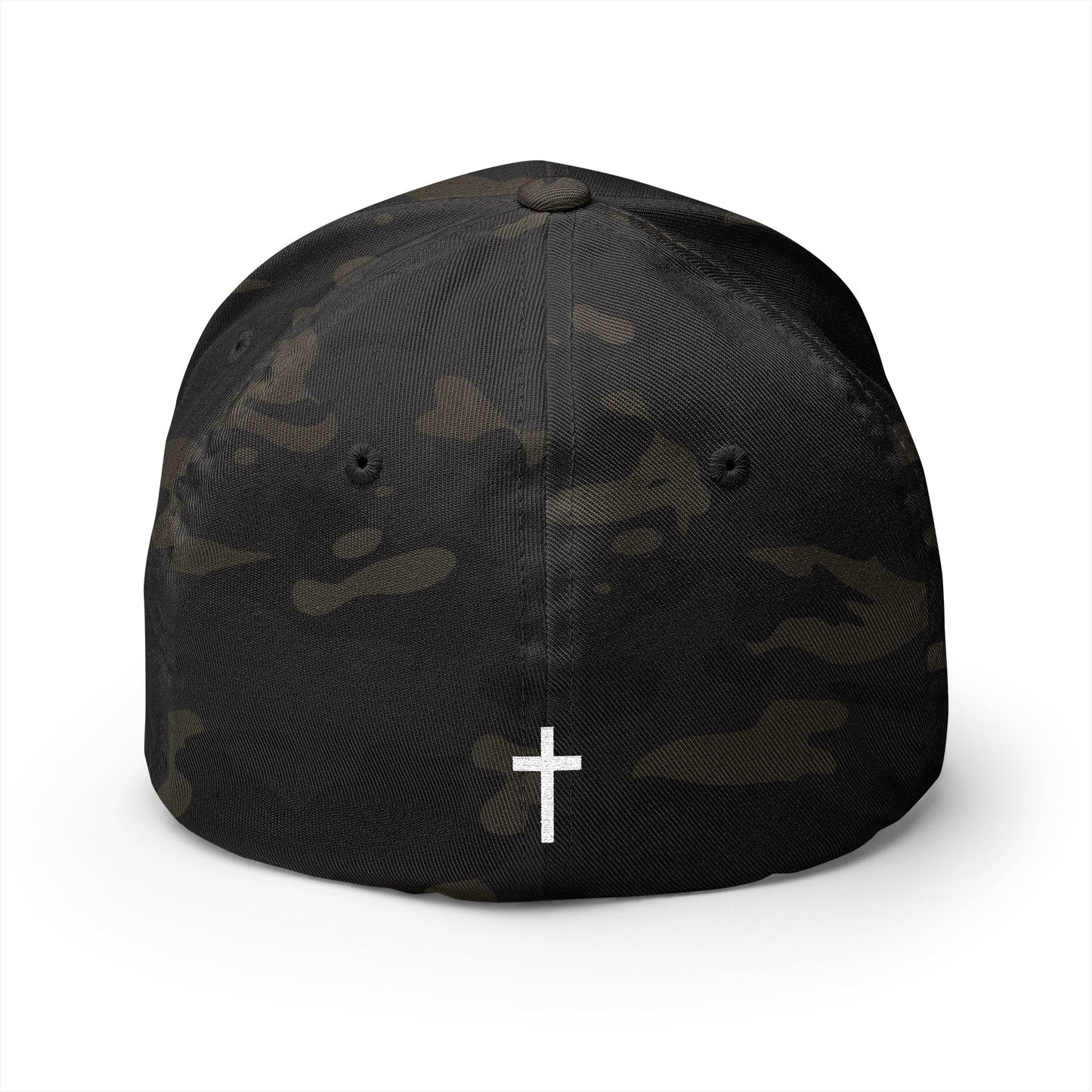 Fore Christ Embroidered Golf Hat - Fitted Hat for Christian Golfers