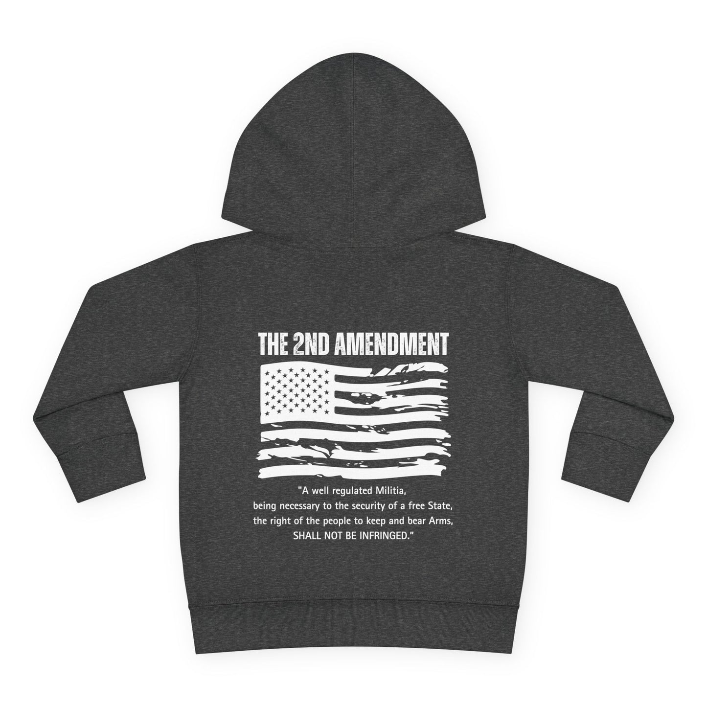 Toddler 2nd Amendment Pullover Fleece Hoodie, Cute Kids Hoodie, American Pride, Gift for Patriots, Cozy Toddler Wear