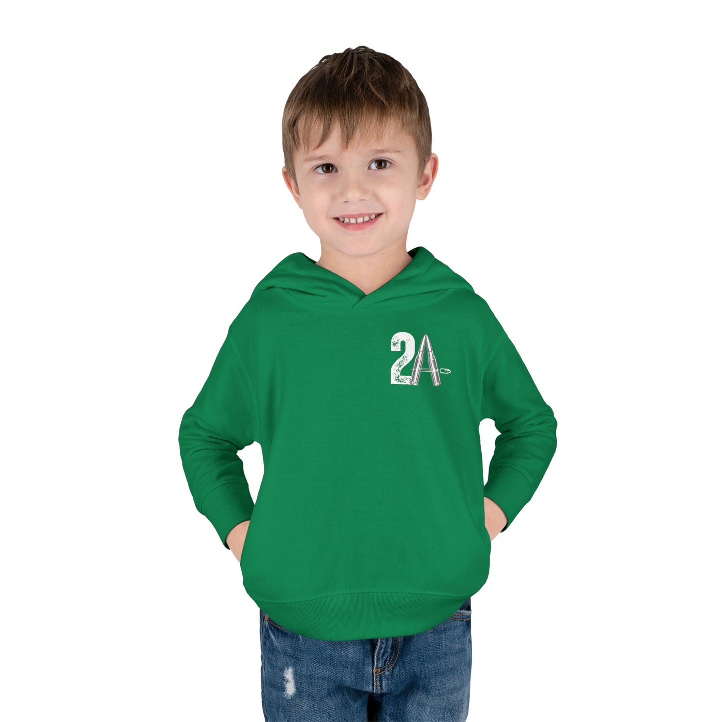 Toddler 2nd Amendment Pullover Fleece Hoodie, Cute Kids Hoodie, American Pride, Gift for Patriots, Cozy Toddler Wear