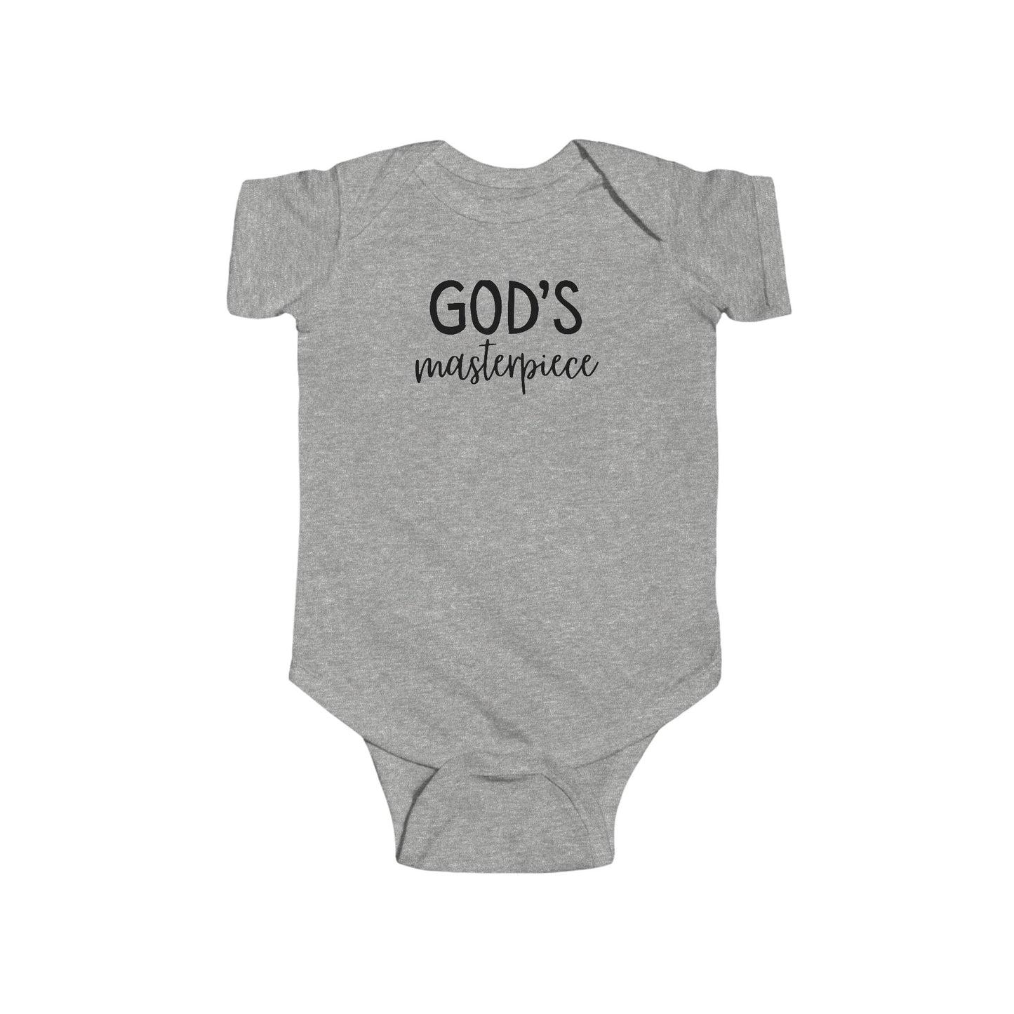 God's Masterpiece Baby Onesie | Christian Infant Bodysuit | Faith-Based Baby Gift