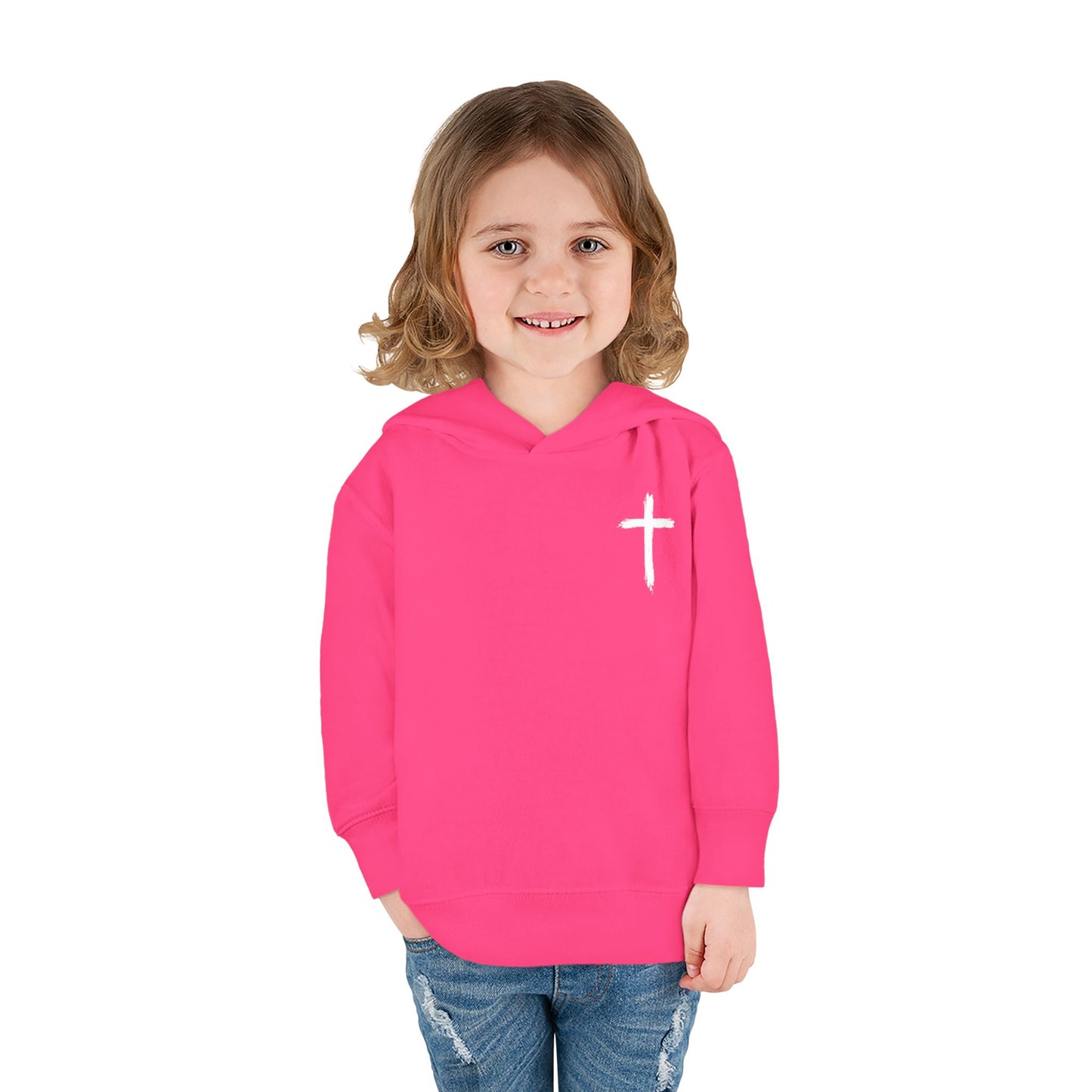 Toddler Fisher Of Men Hoodie,  Jesus Scripture Fisherman Hooded Sweatshirt For Small Children