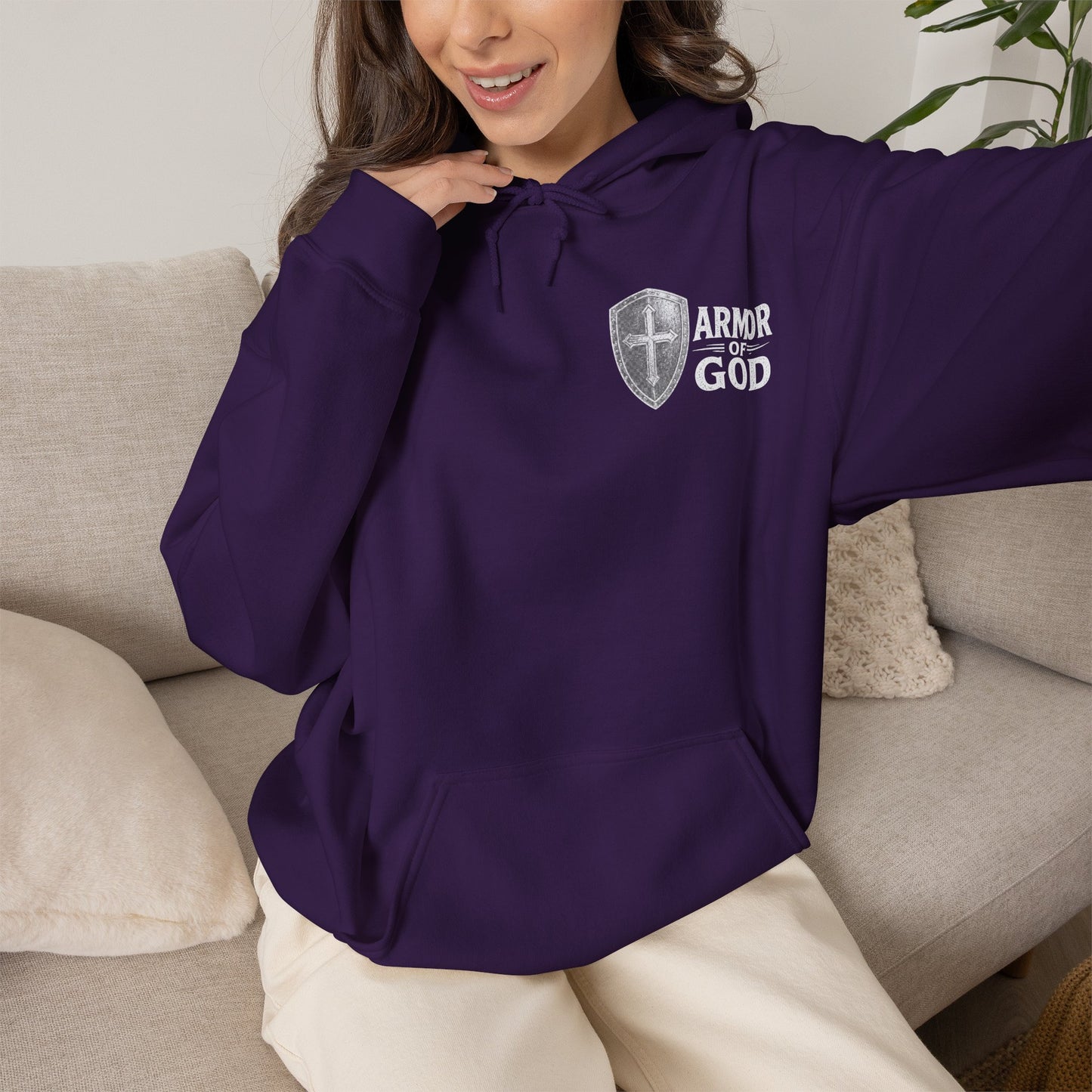 Armor of God Hoodie — Full Armor of God Ephesians 6:13 Christian Prayer Sweatshirt