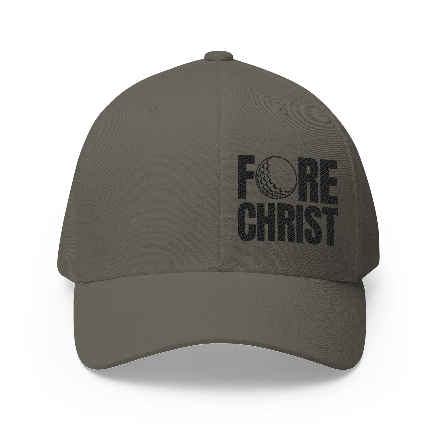 Fore Christ Golf Hat - Fitted Golf Hat For Christians