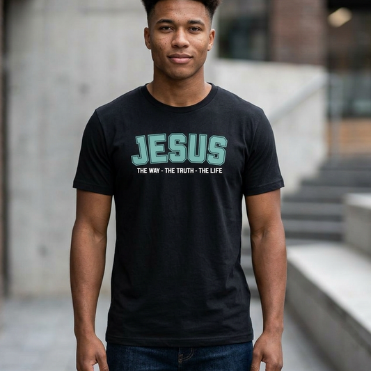 Jesus Tee - The Way, The Truth, The Life Christian T‑Shirt