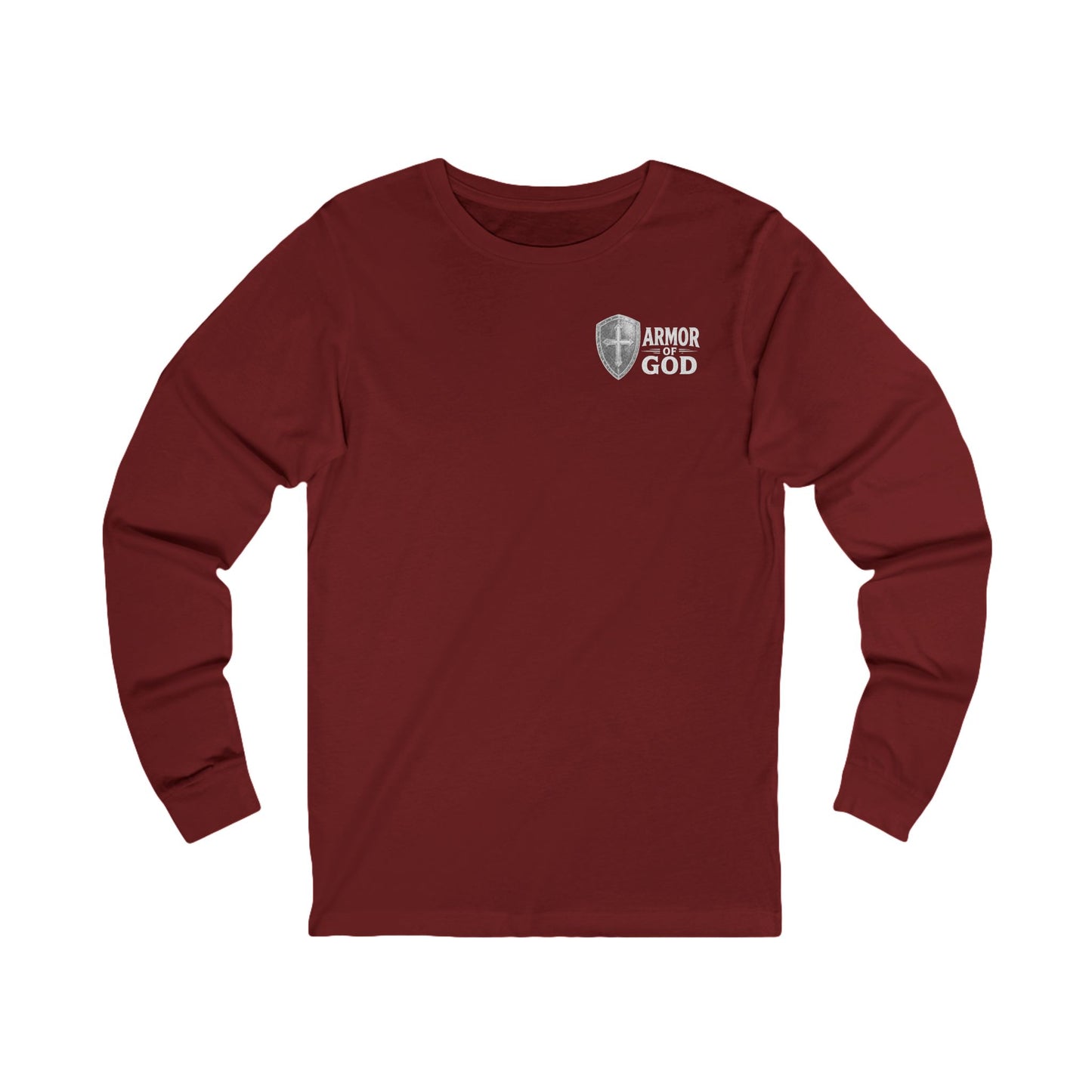 Full Armor of God Long Sleeve Tee — Christian Faith Scripture Shirt (Ephesians 6:13)
