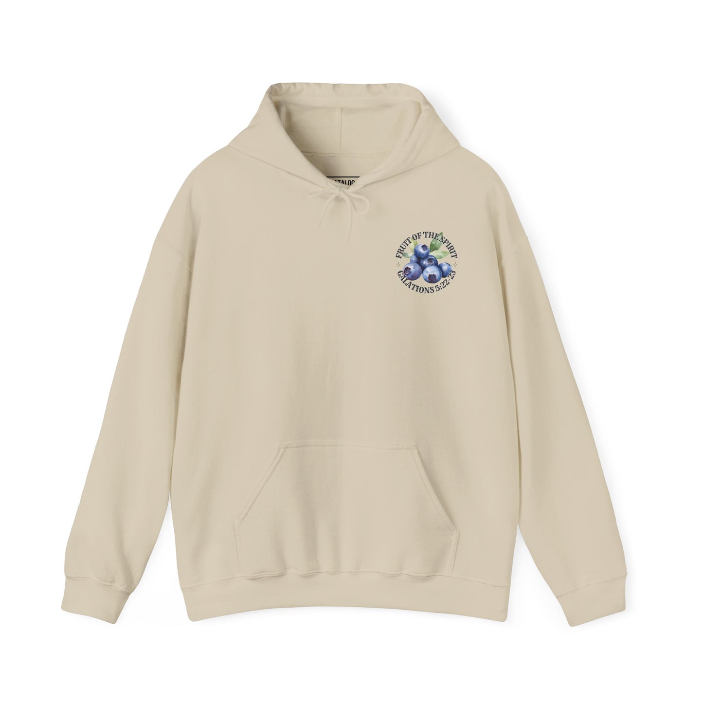 Fruit of the Spirit Christian Hoodie, Galatians 5:22-23 Heavy Blend Hooded Sweatshirt